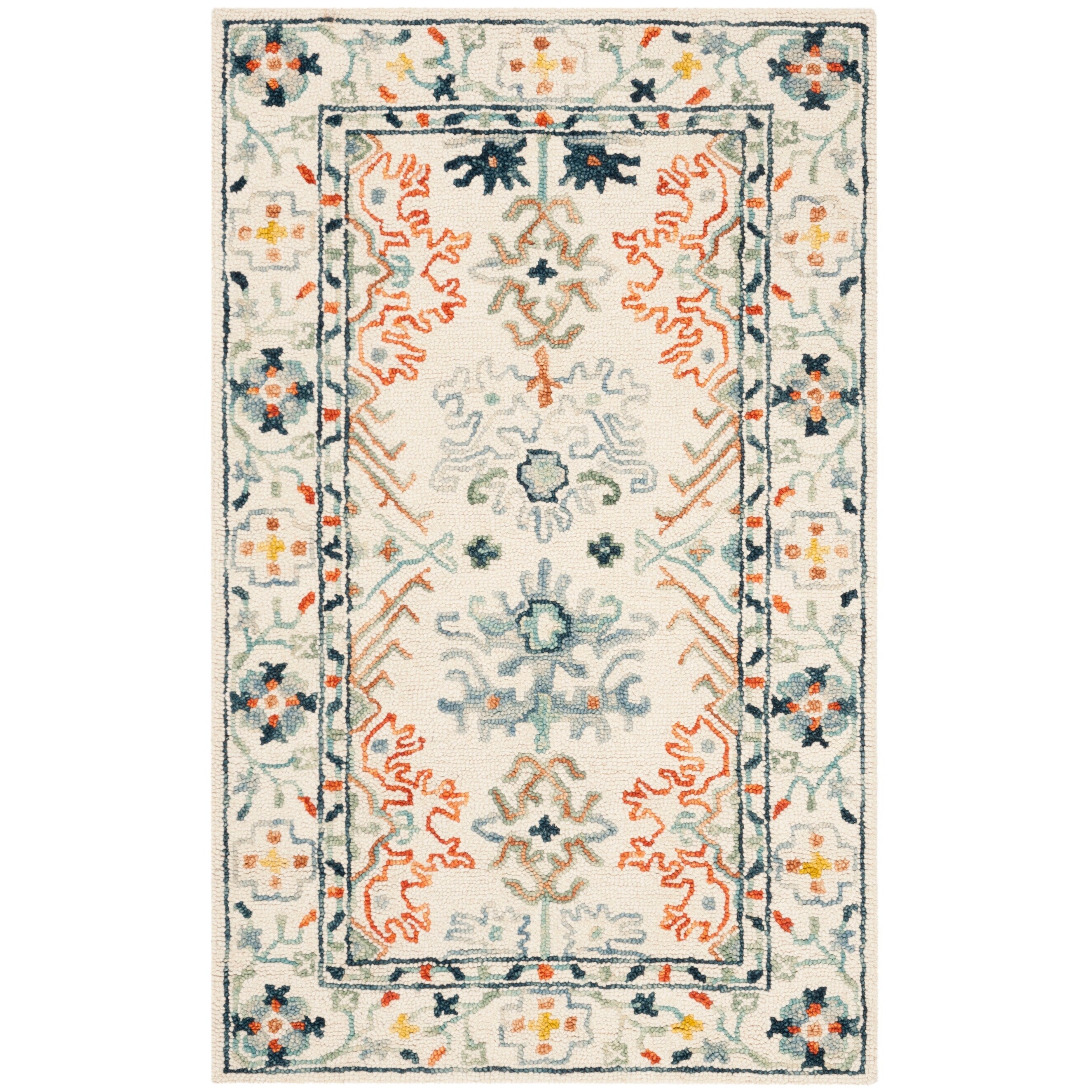 SAFAVIEH Handmade Aspen Gerjanne Boho Tribal Wool Rug