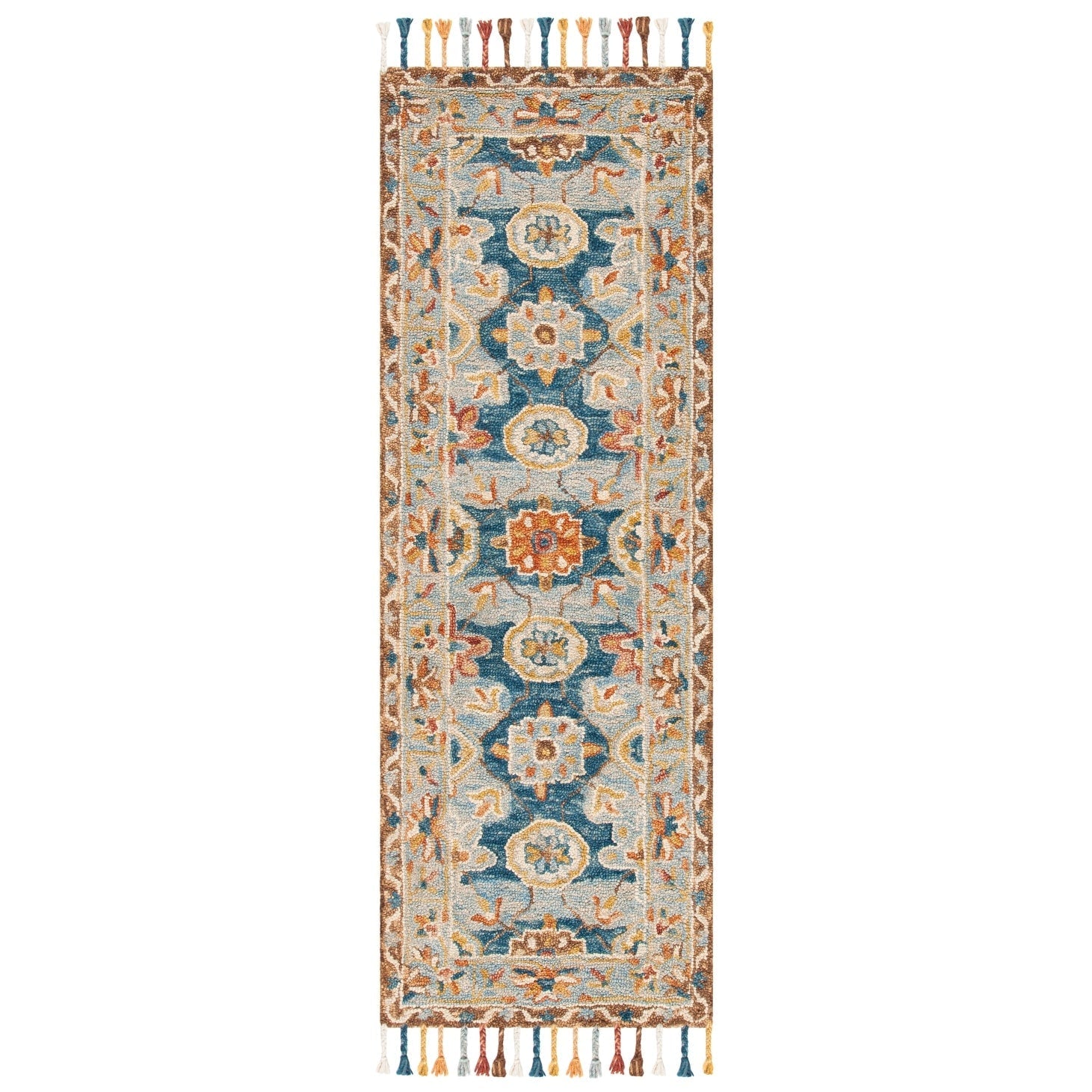 SAFAVIEH Handmade Aspen Kimm Boho Tassel Wool Rug