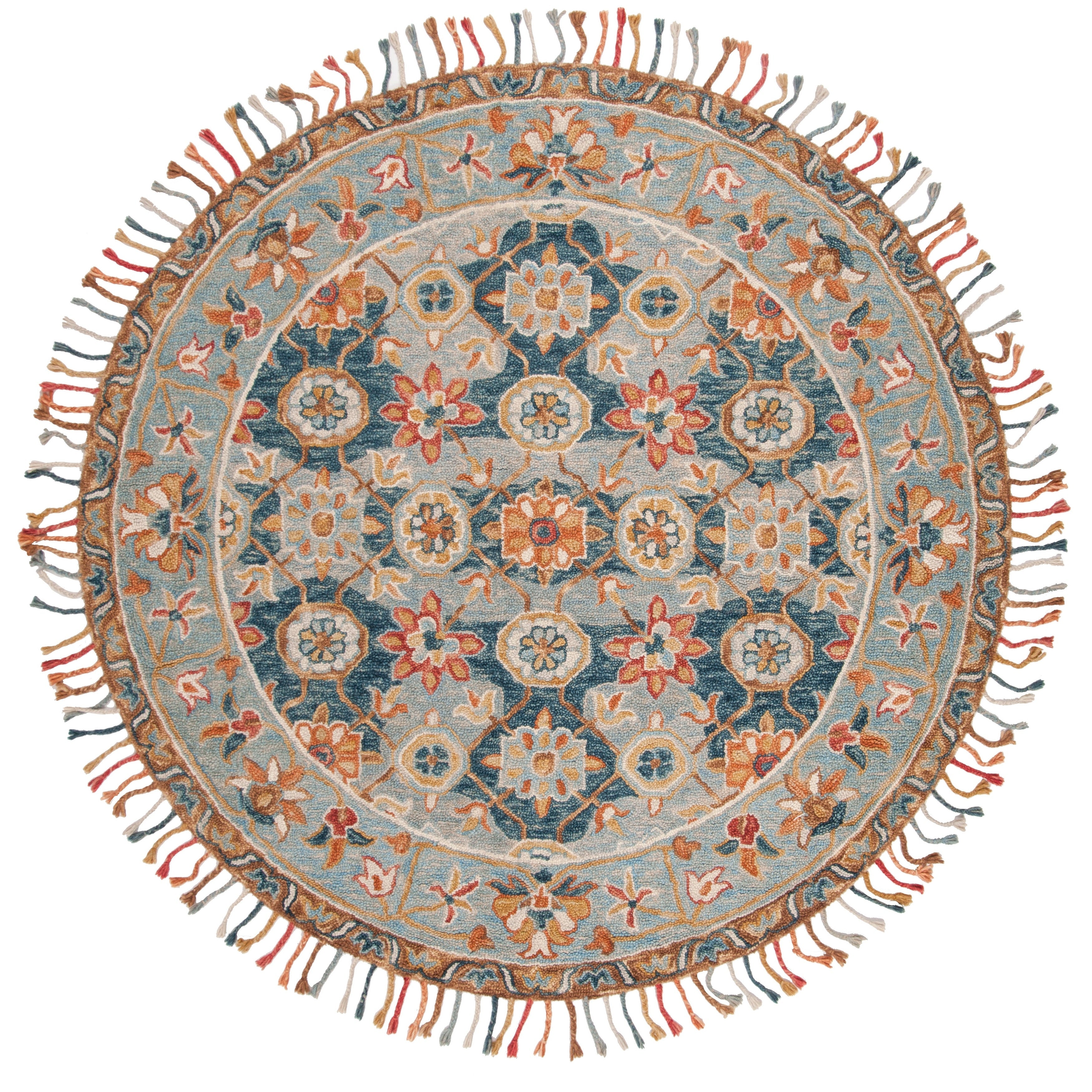 SAFAVIEH Handmade Aspen Kimm Boho Tassel Wool Rug