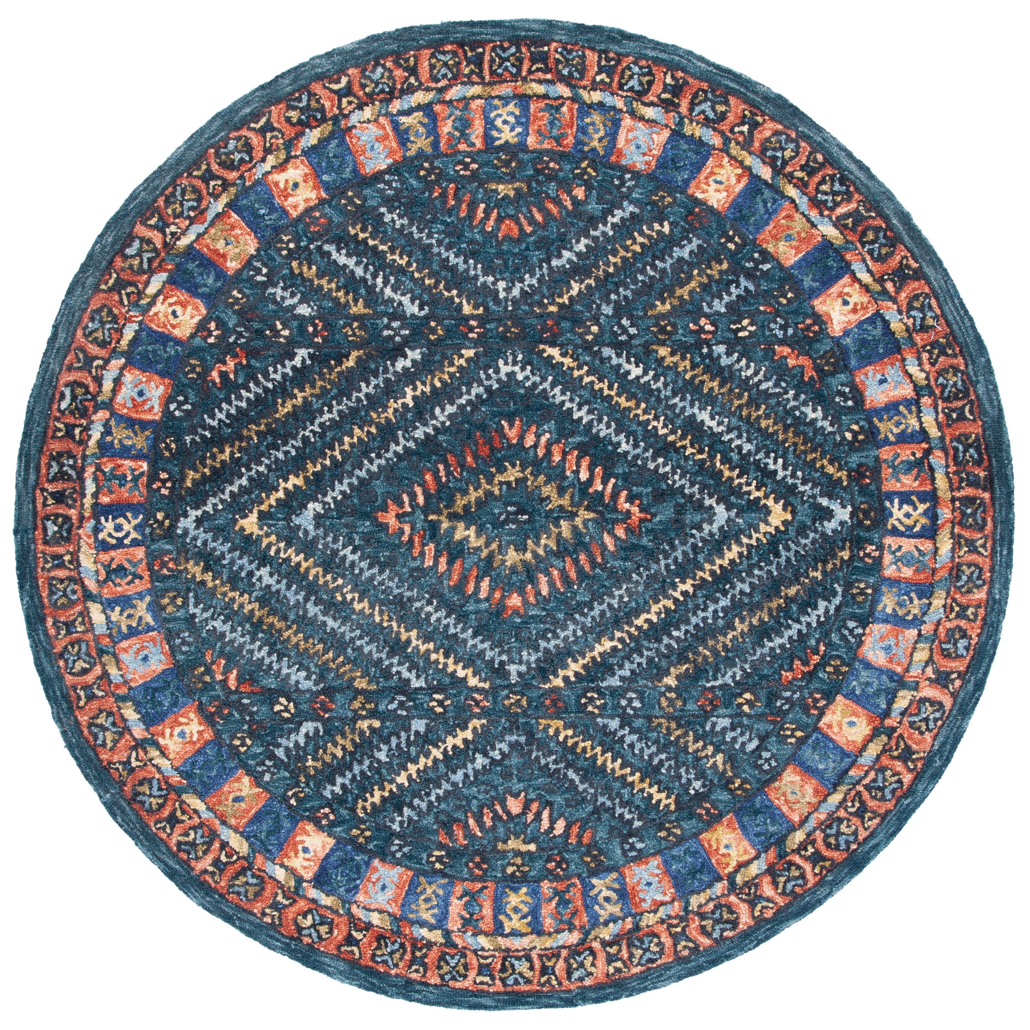 SAFAVIEH Handmade Aspen Wubbine Moroccan Boho Wool Rug