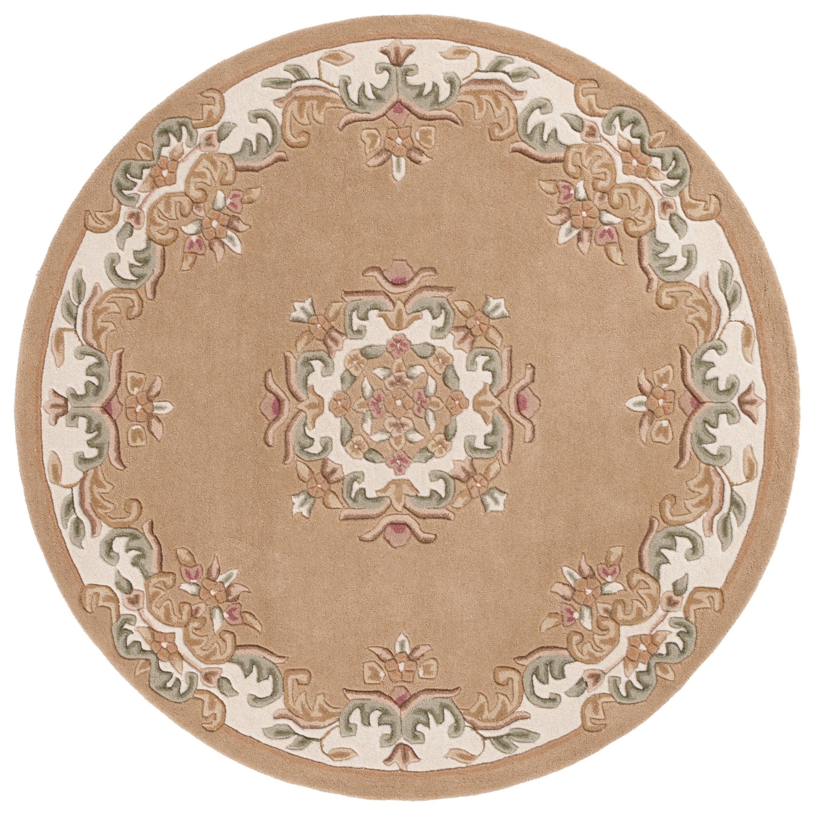 SAFAVIEH Handmade Aubusson Hale Traditional Wool Rug.