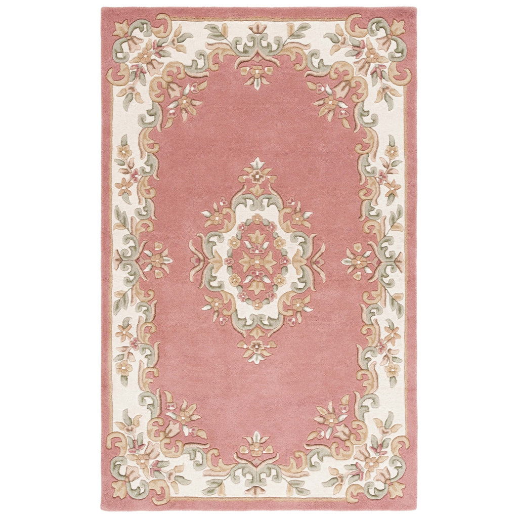 SAFAVIEH Handmade Aubusson Hale Traditional Wool Rug.