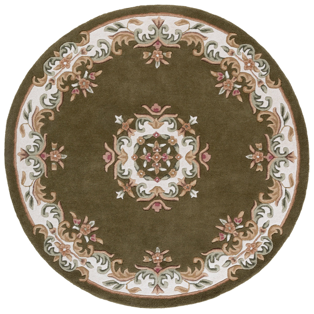 SAFAVIEH Handmade Aubusson Hale Traditional Wool Rug.