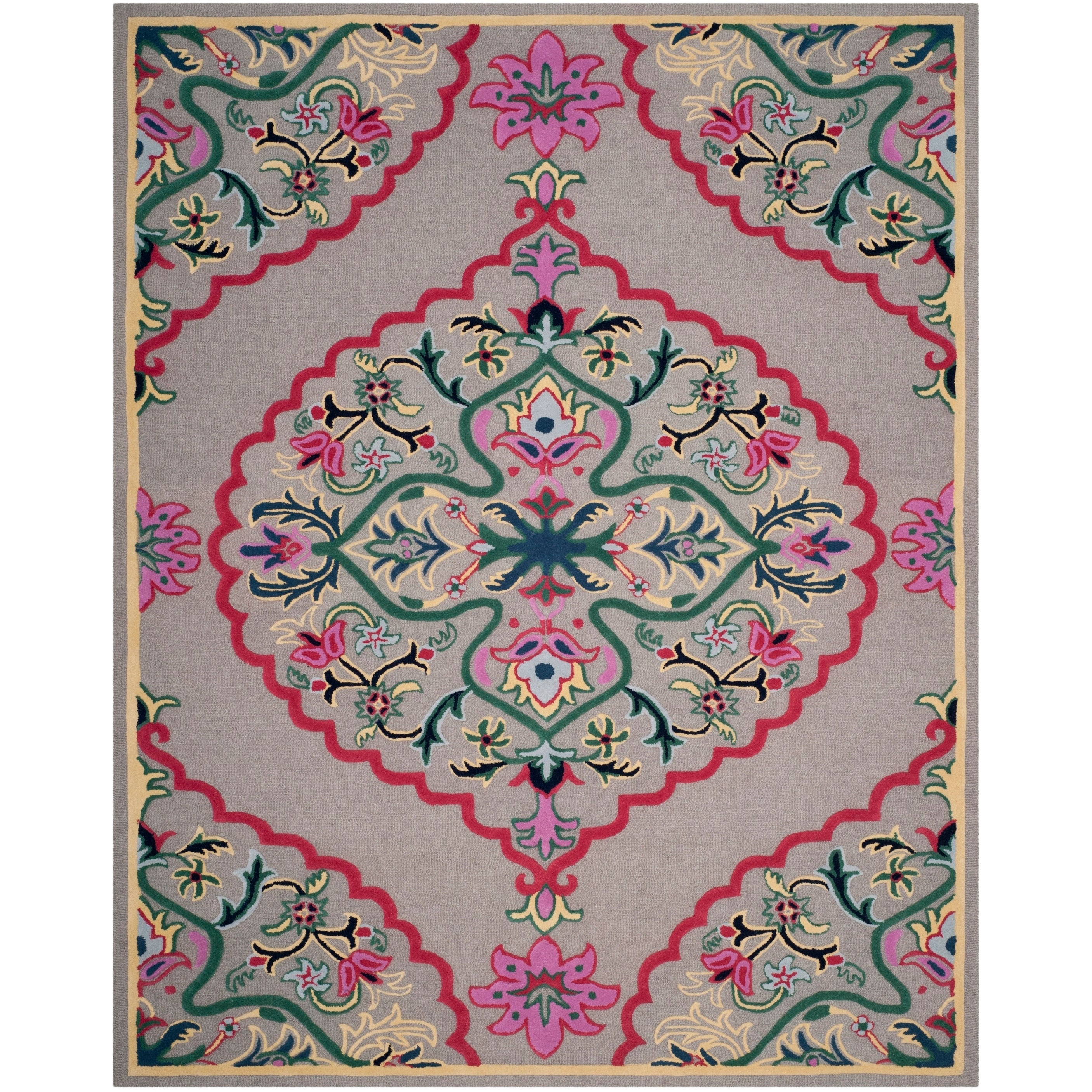 SAFAVIEH Handmade Bellagio Cailin Medallion Wool Rug