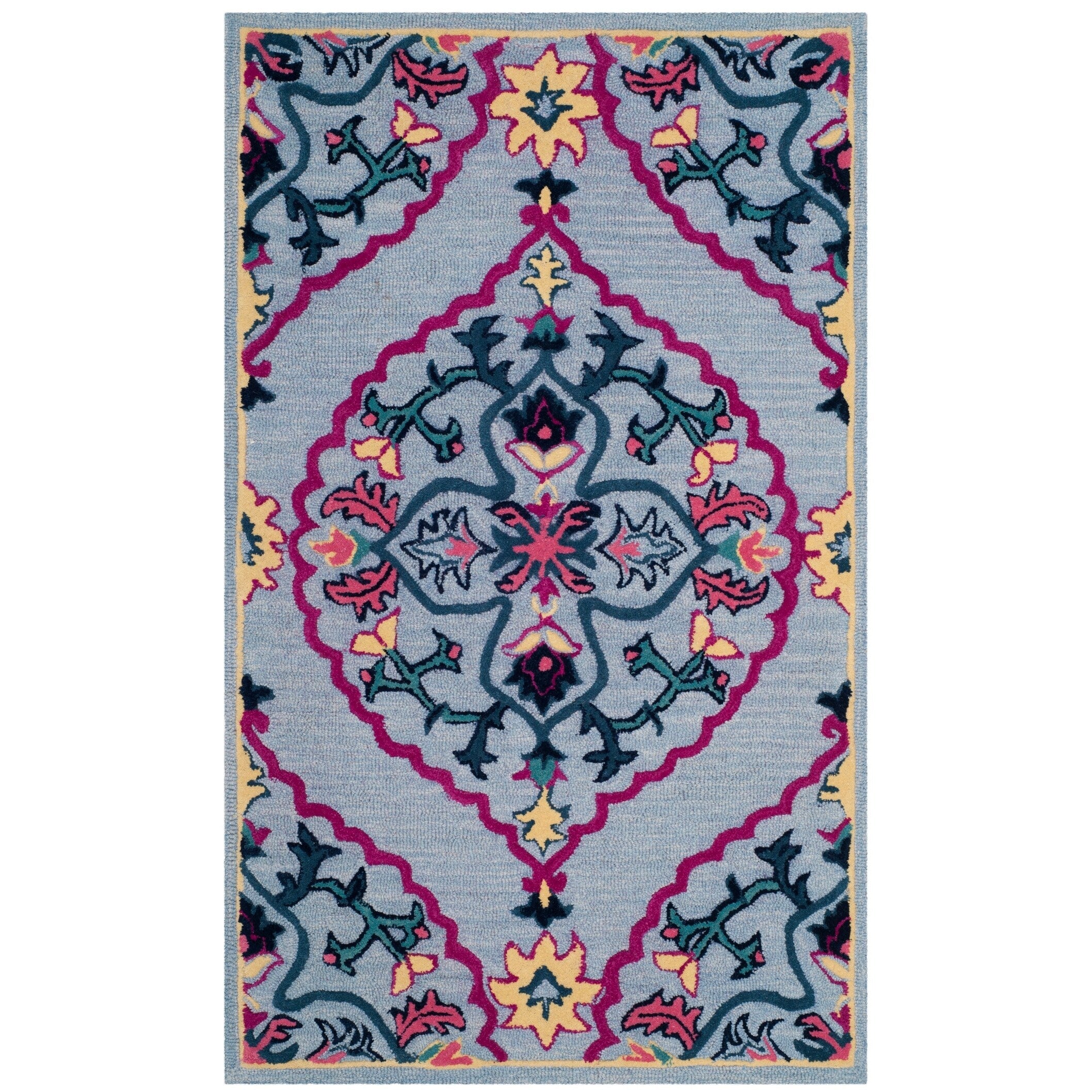 SAFAVIEH Handmade Bellagio Cailin Medallion Wool Rug