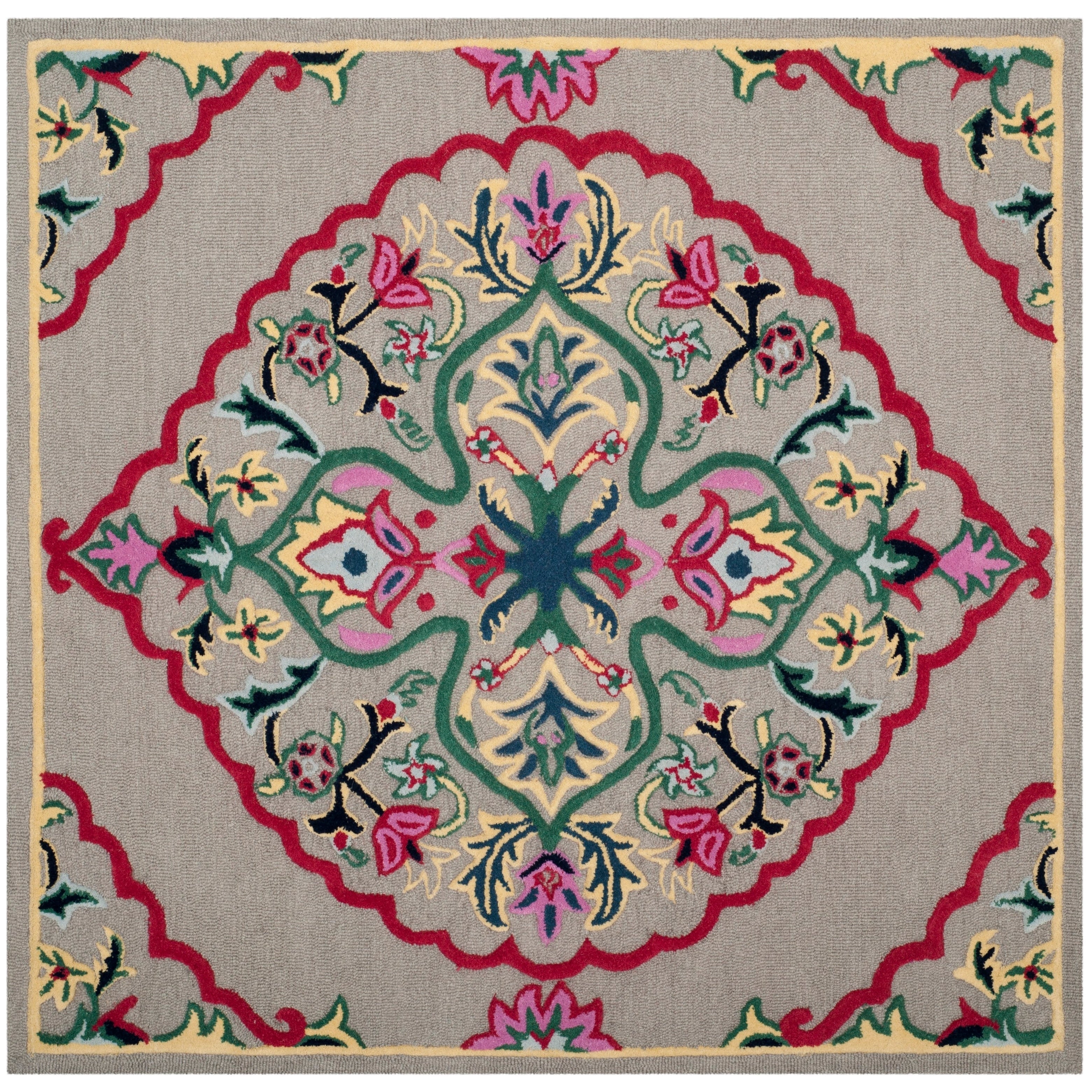 SAFAVIEH Handmade Bellagio Cailin Medallion Wool Rug