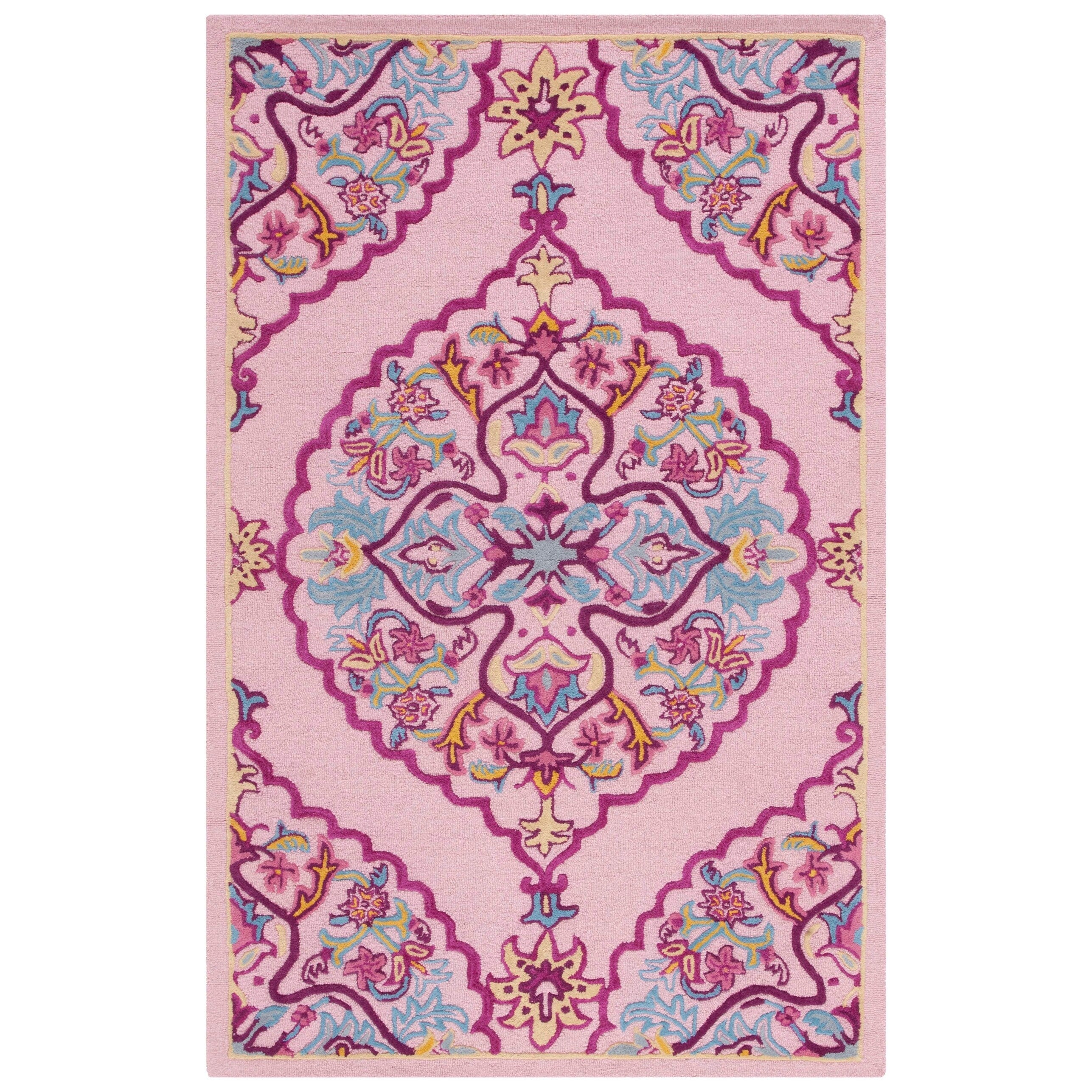 SAFAVIEH Handmade Bellagio Cailin Medallion Wool Rug