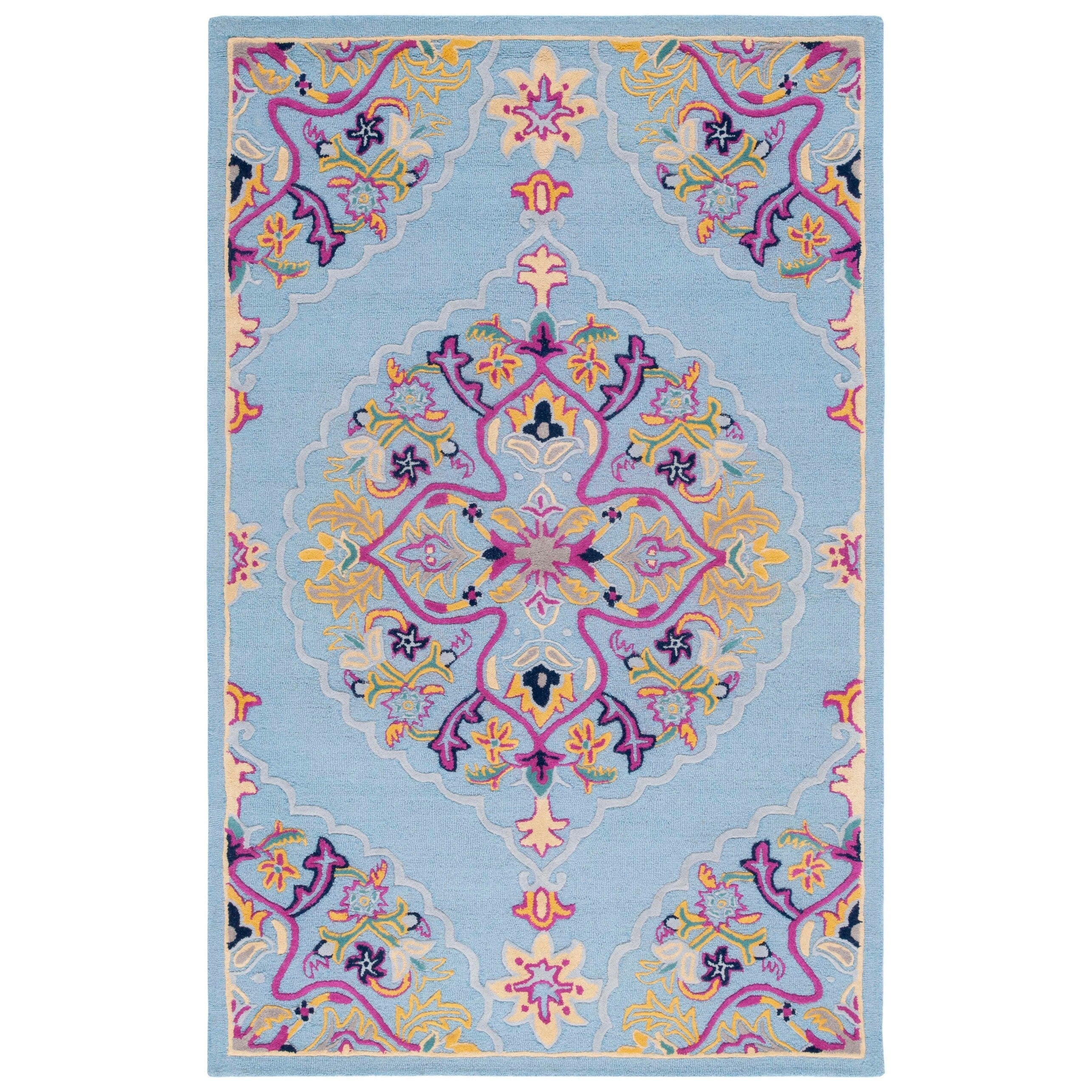 SAFAVIEH Handmade Bellagio Cailin Medallion Wool Rug