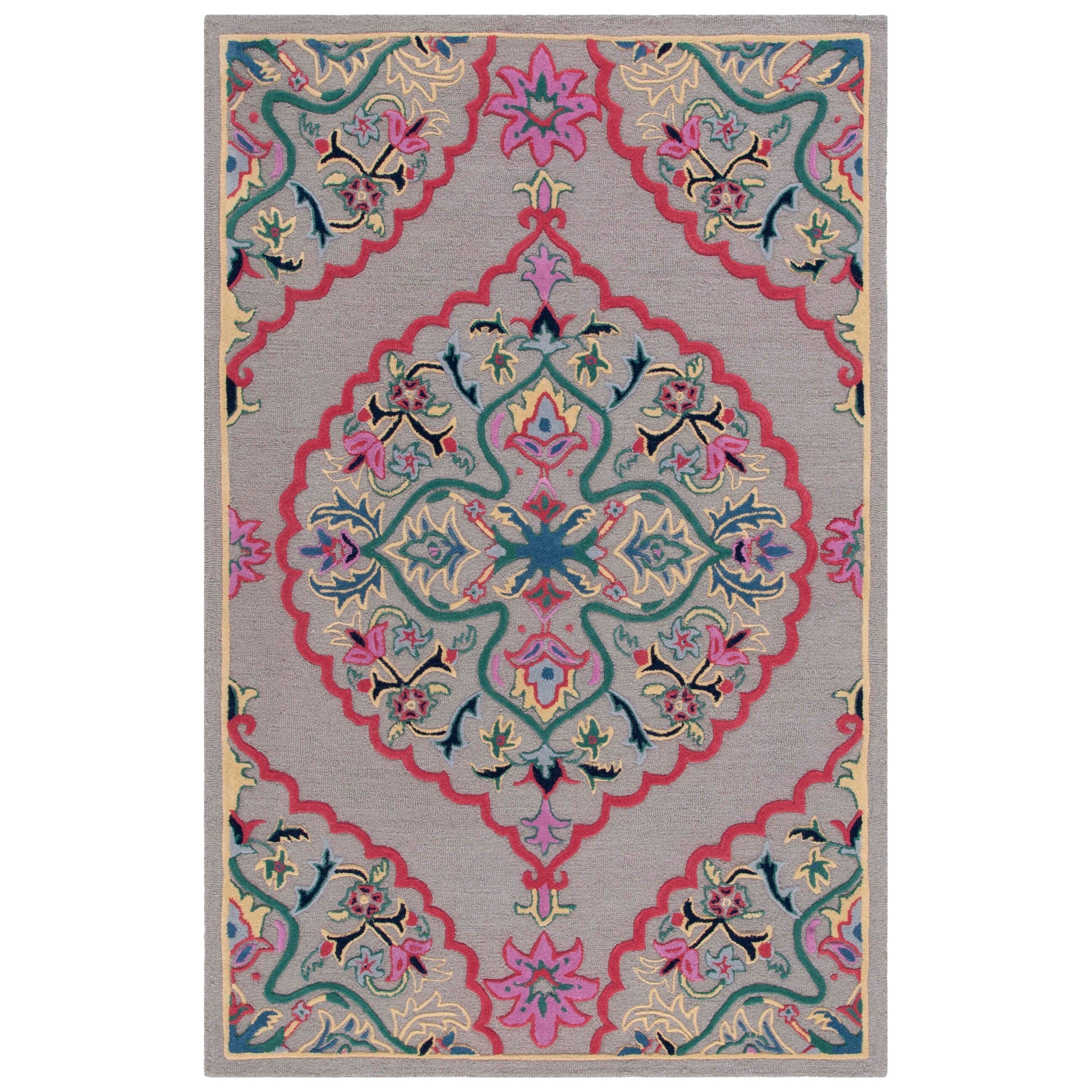 SAFAVIEH Handmade Bellagio Cailin Medallion Wool Rug