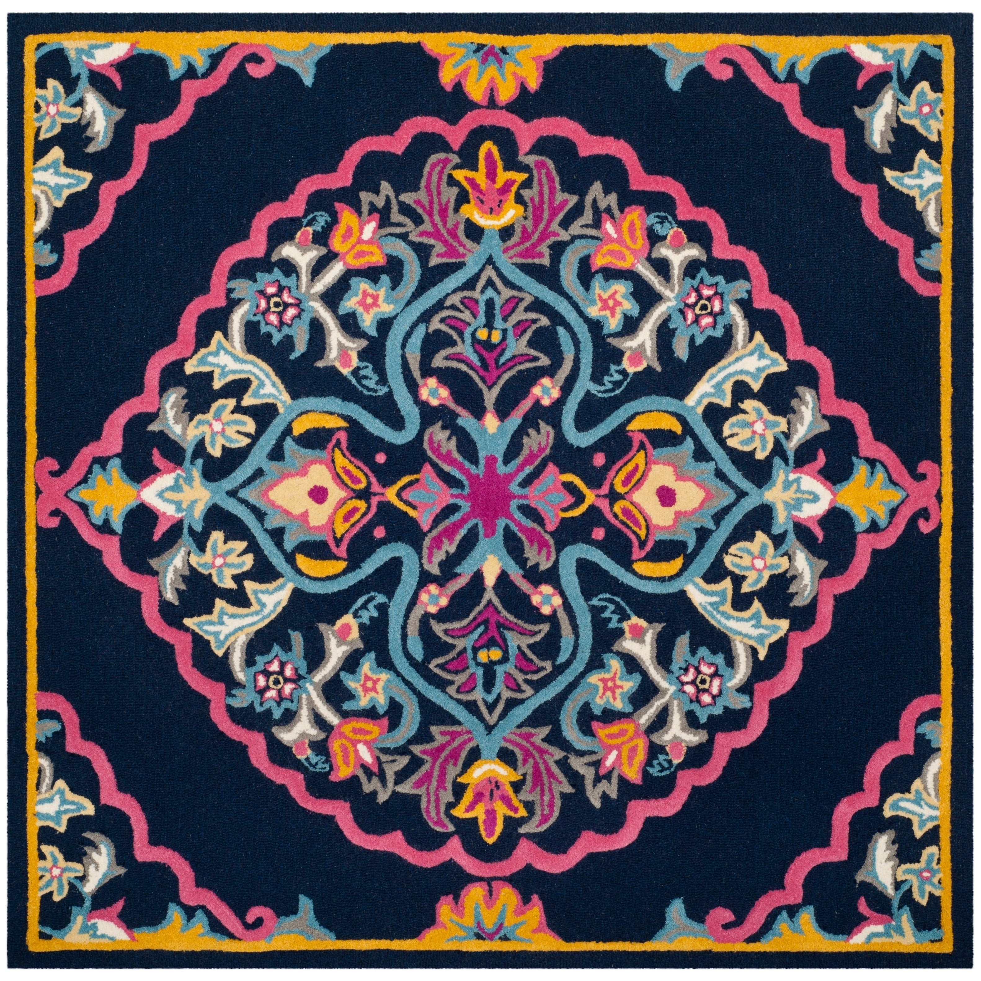 SAFAVIEH Handmade Bellagio Cailin Medallion Wool Rug