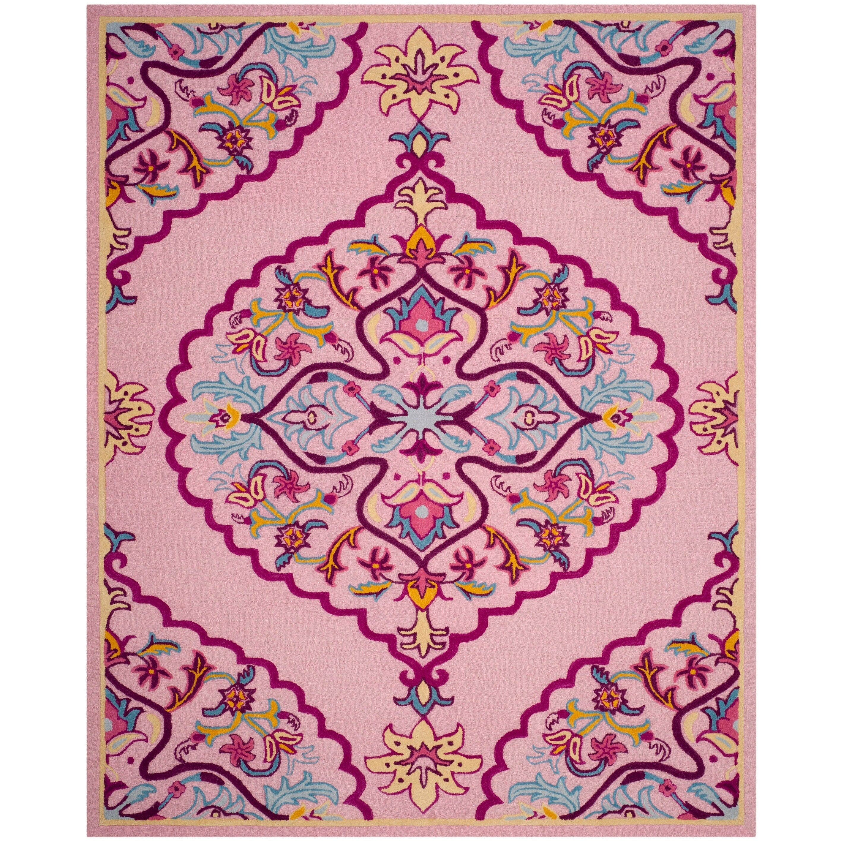 SAFAVIEH Handmade Bellagio Cailin Medallion Wool Rug
