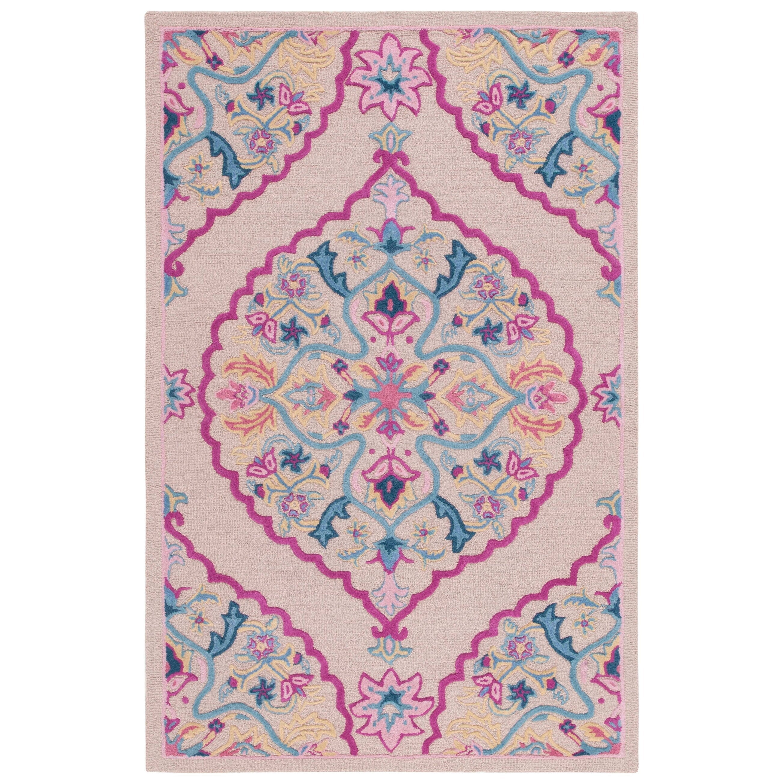 SAFAVIEH Handmade Bellagio Cailin Medallion Wool Rug