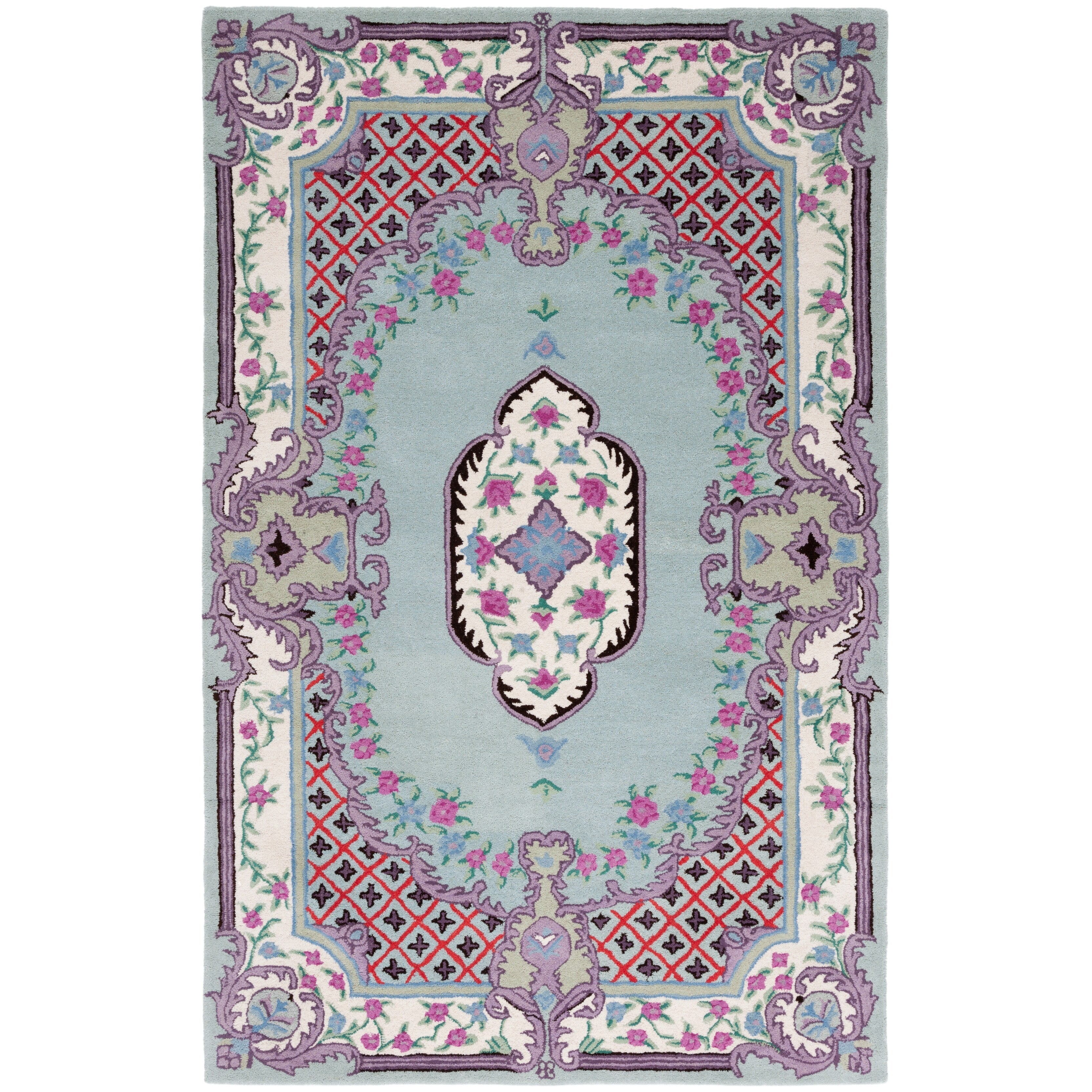 SAFAVIEH Handmade Bellagio Tatevik Oriental Medallion Wool Rug