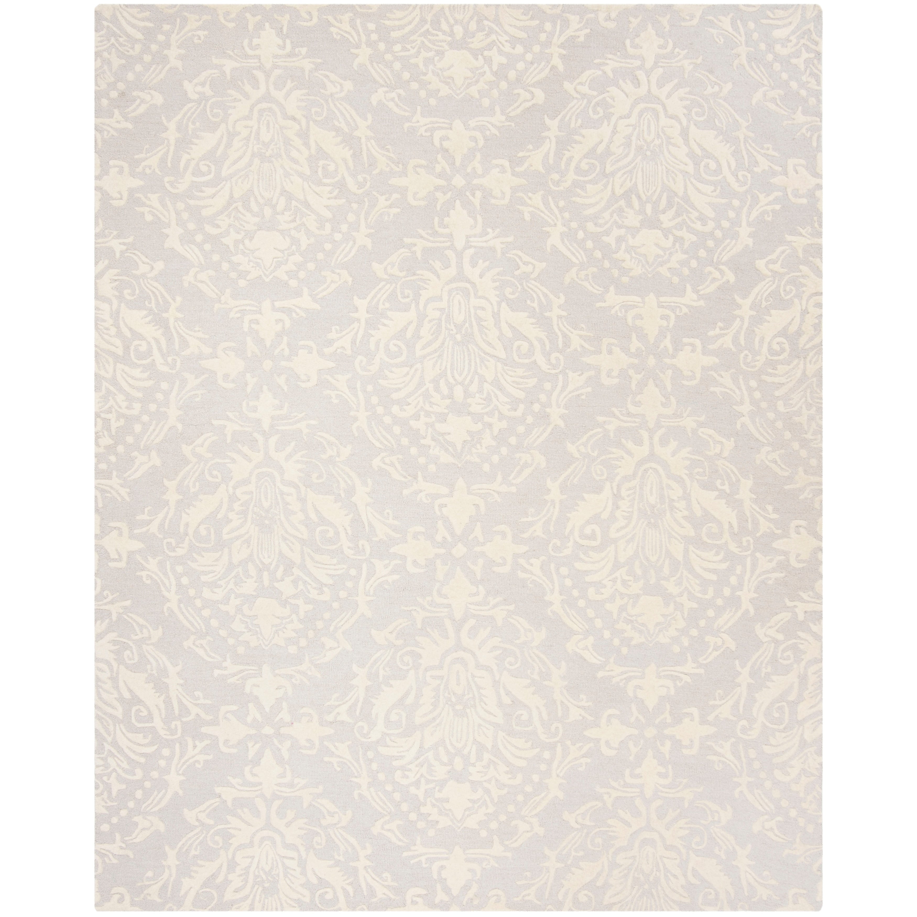 SAFAVIEH Handmade Blossom Ambroisine Modern Floral Wool Rug