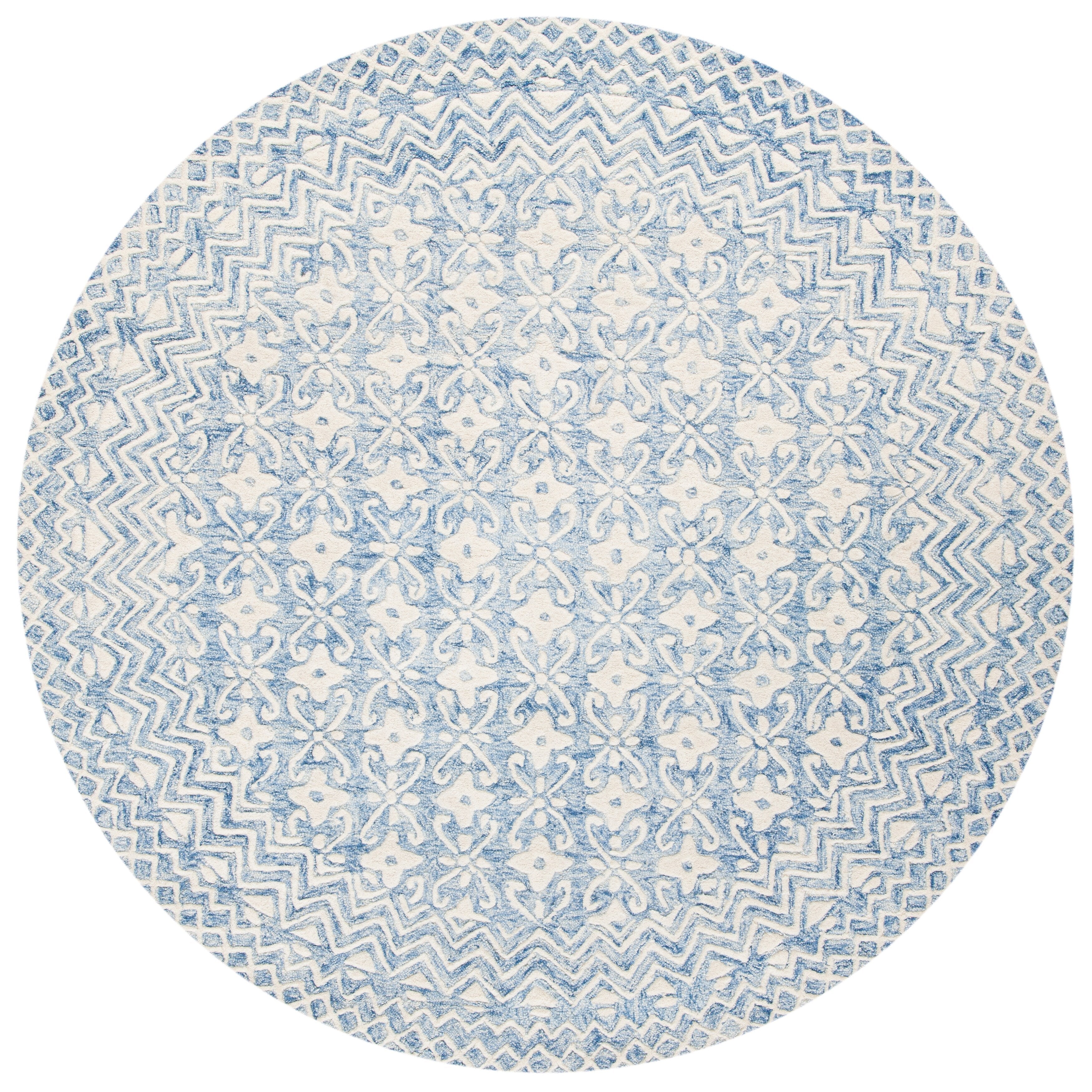 SAFAVIEH Handmade Blossom Barbara Modern Floral Wool Rug