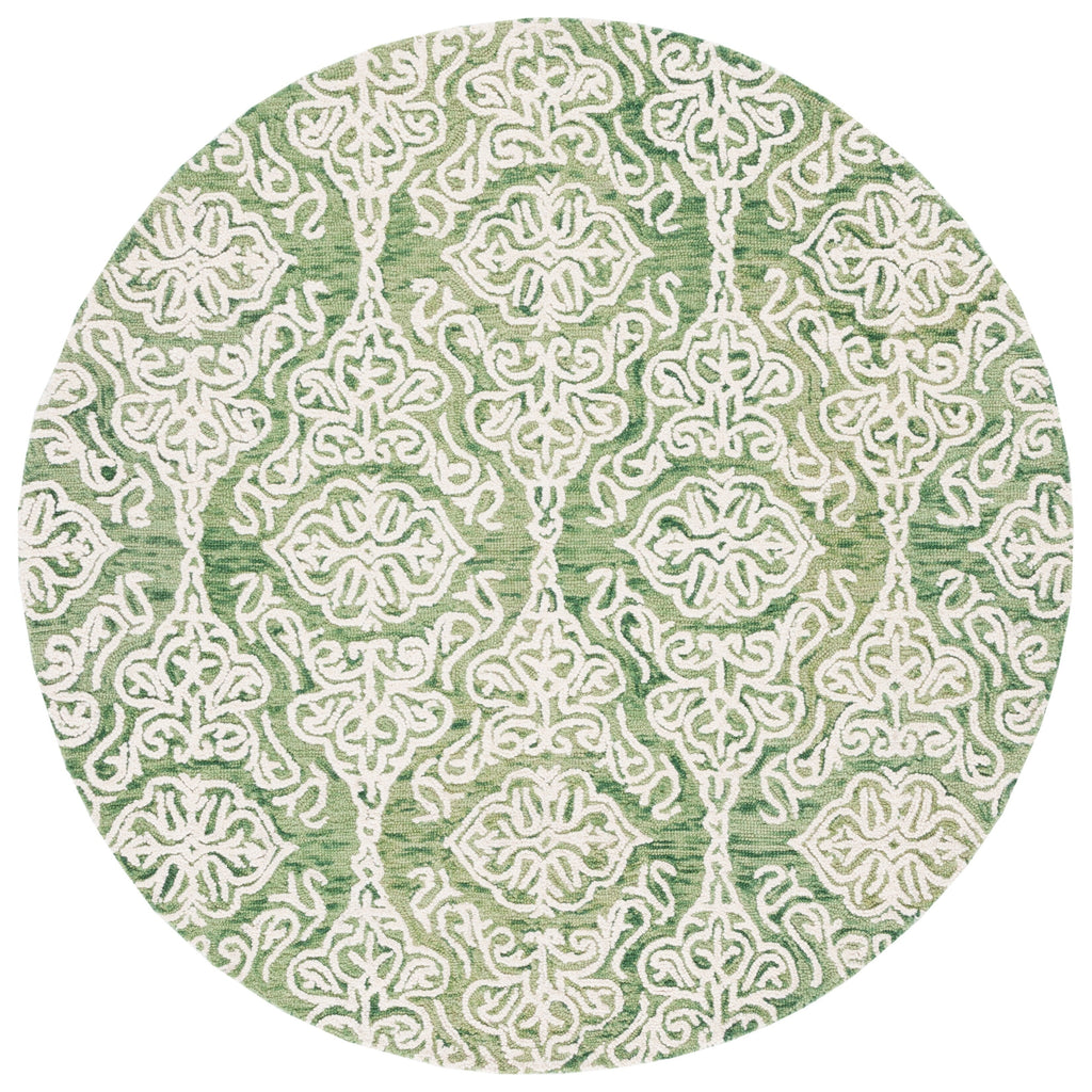 SAFAVIEH Handmade Blossom Cateluta Modern Floral Wool Rug