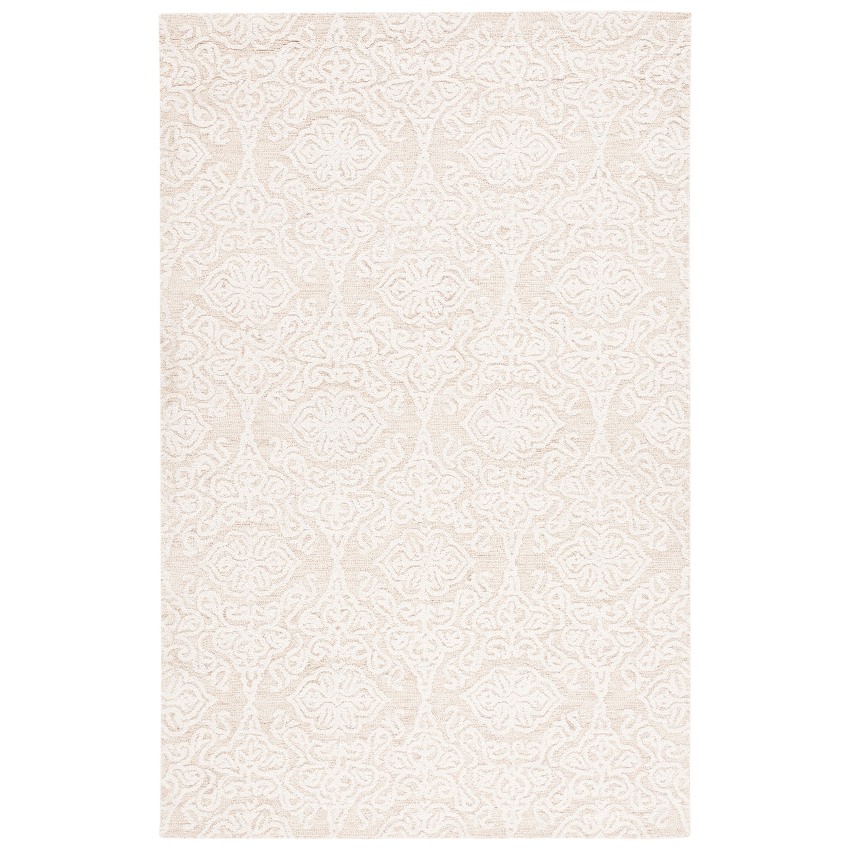 SAFAVIEH Handmade Blossom Cateluta Modern Floral Wool Rug