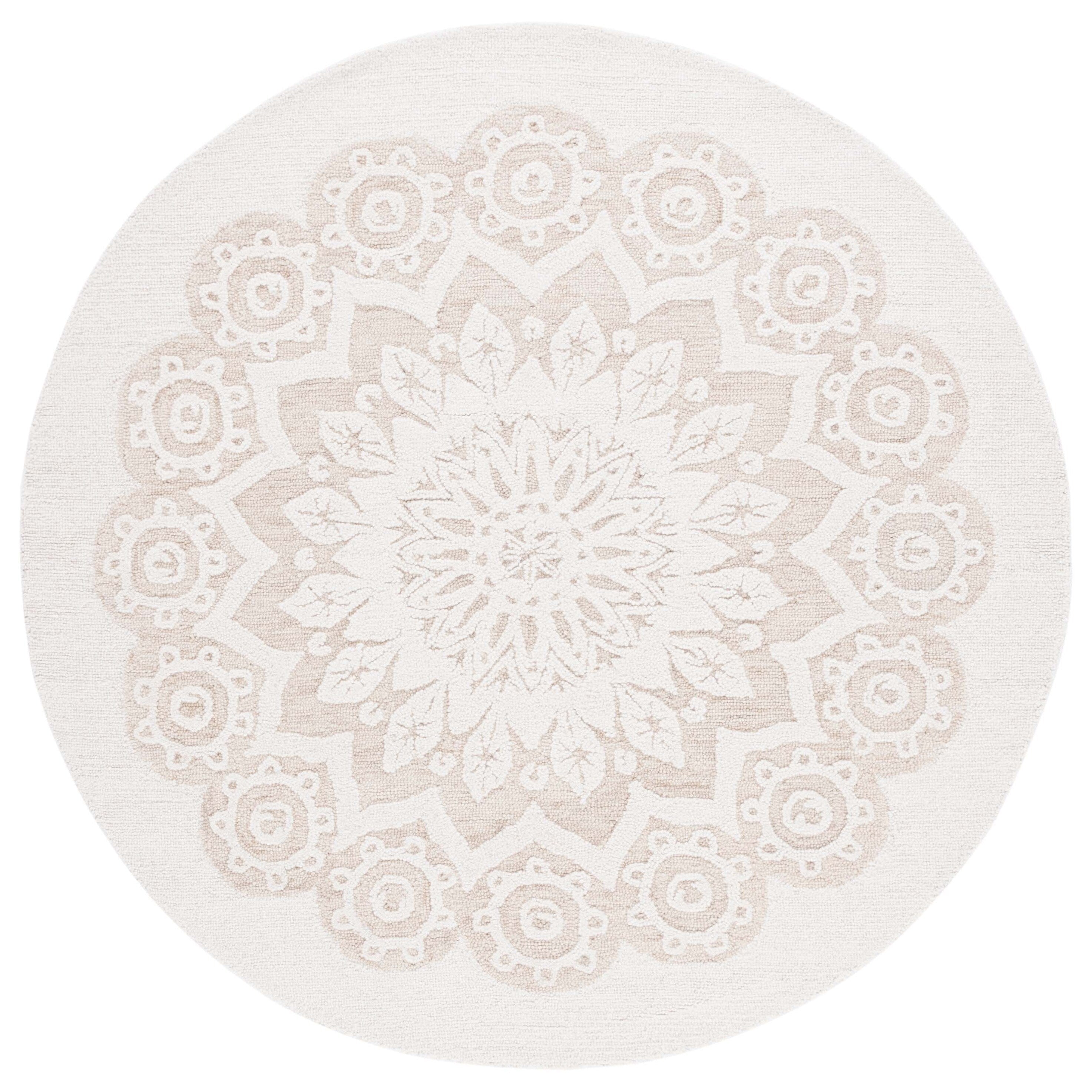 SAFAVIEH Handmade Blossom Oriella Modern Floral Wool Rug