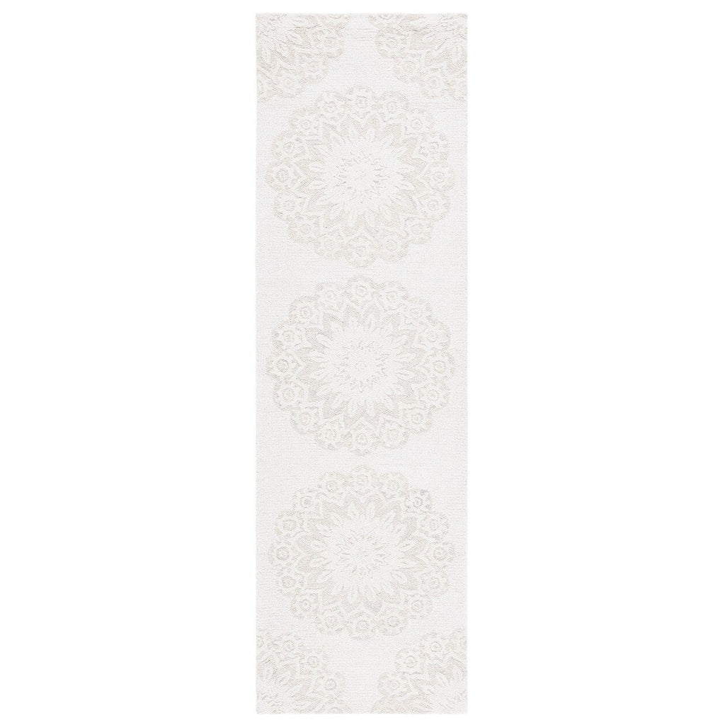 SAFAVIEH Handmade Blossom Oriella Modern Floral Wool Rug