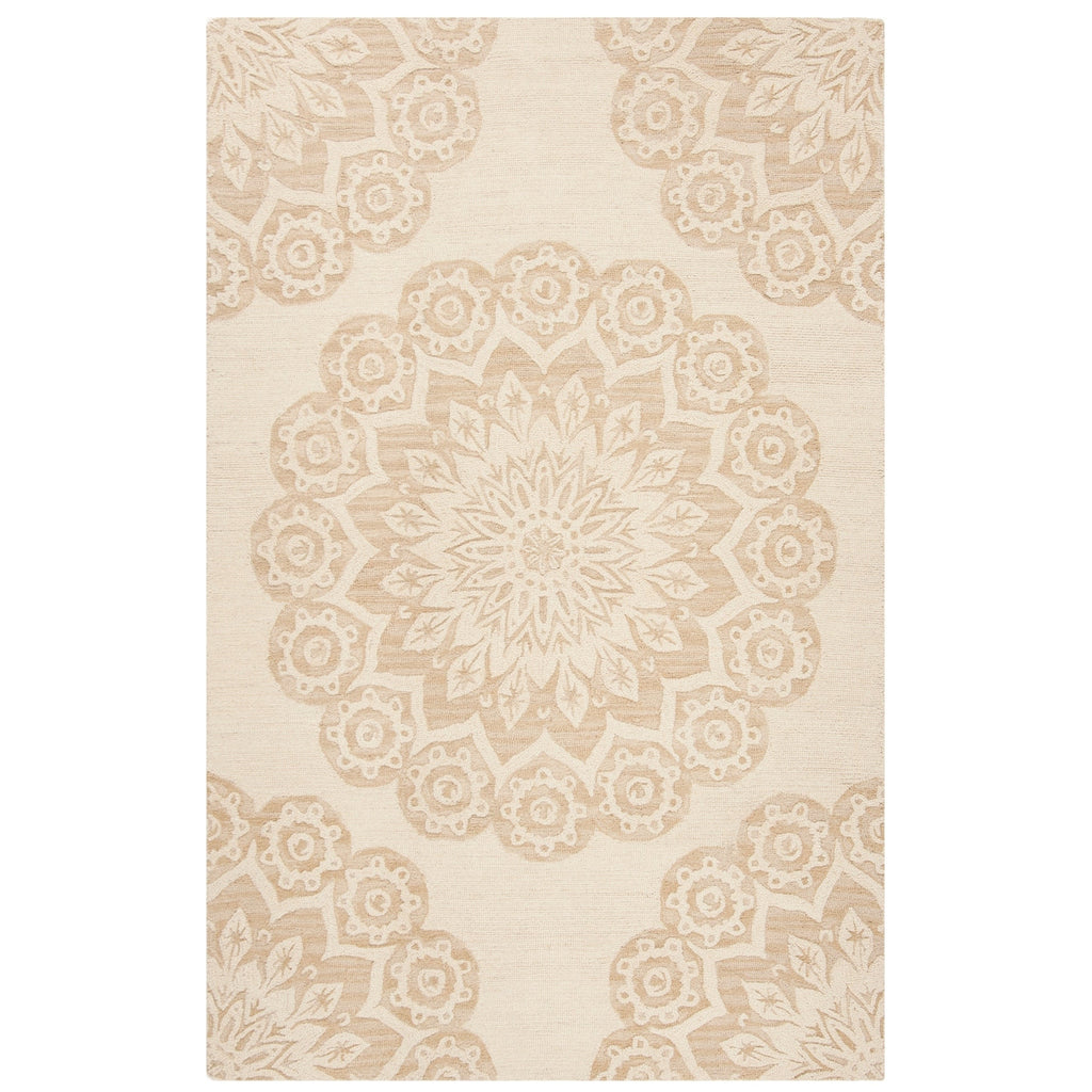 SAFAVIEH Handmade Blossom Oriella Modern Floral Wool Rug