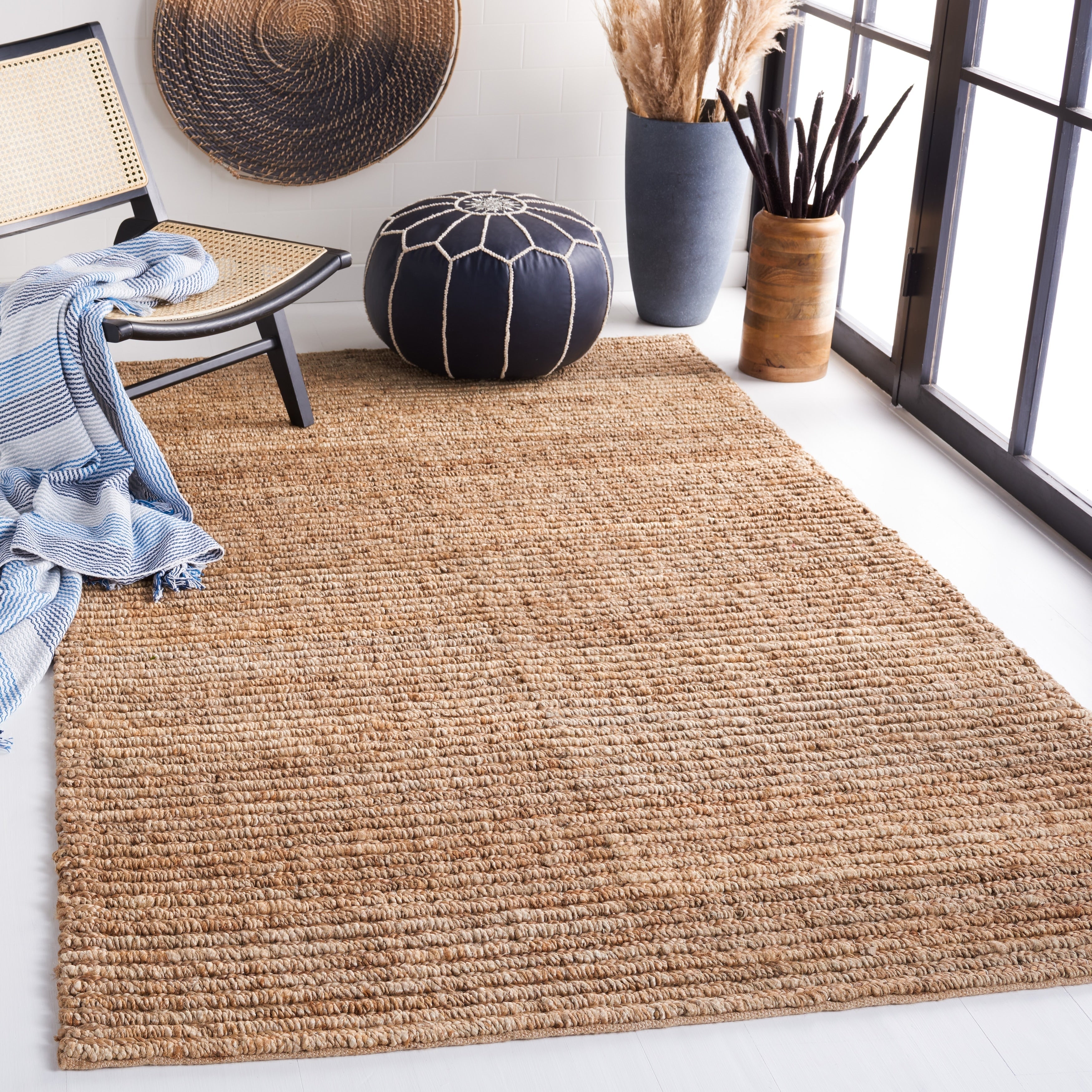 SAFAVIEH Handmade Brylee Ivory Jute Area Rug