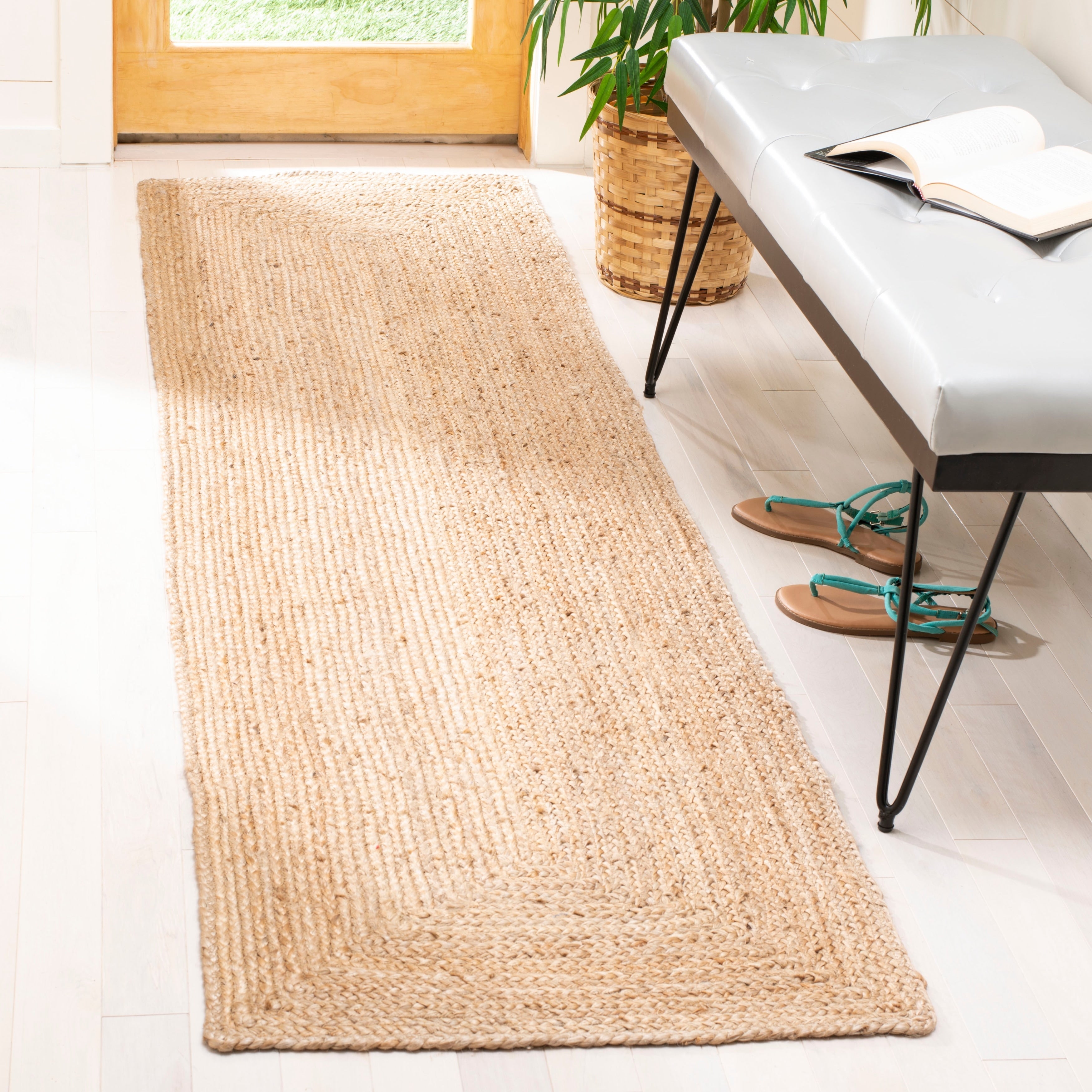 SAFAVIEH Handmade Cape Cod Pepa Coastal Jute Rug