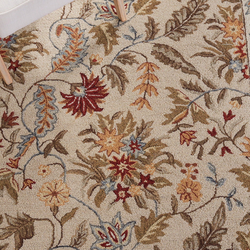 SAFAVIEH Handmade Chelsea Malda French Country Floral Wool Rug