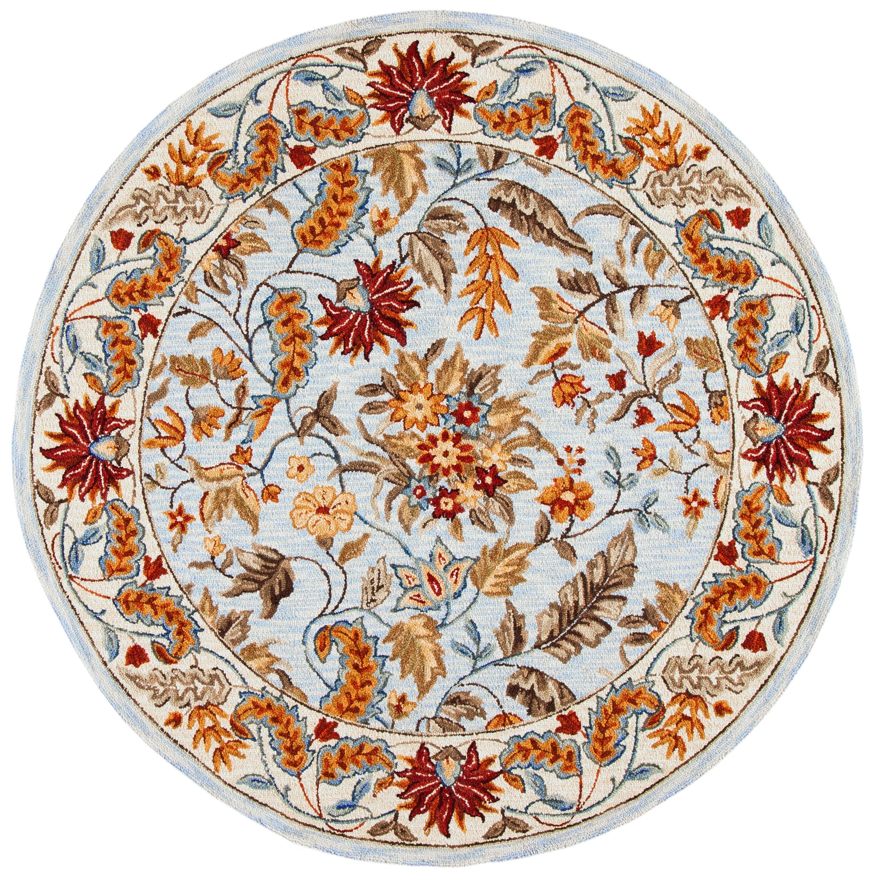 SAFAVIEH Handmade Chelsea Malda French Country Floral Wool Rug