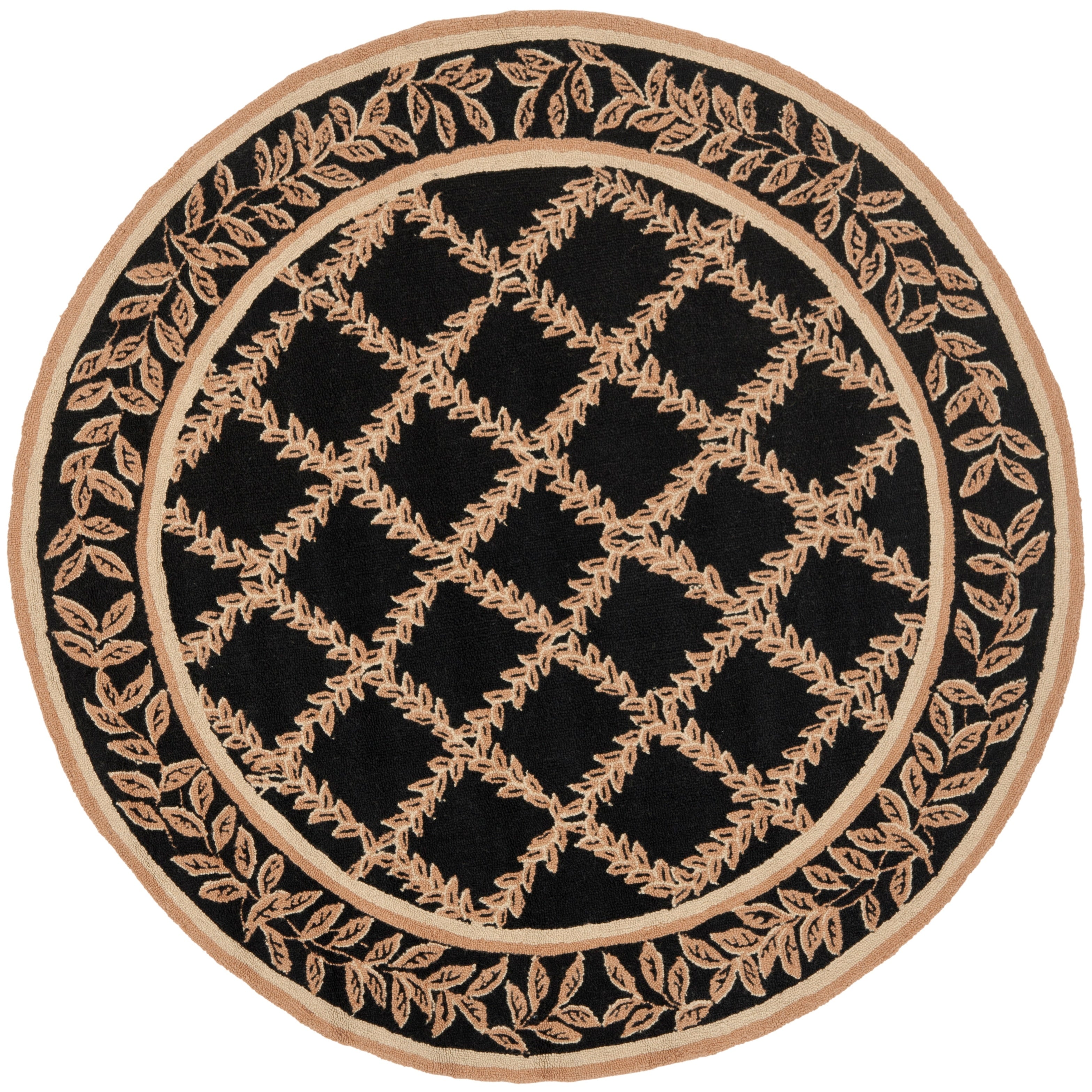 SAFAVIEH Handmade Chelsea Sunstripe Trellis French Country Wool Rug