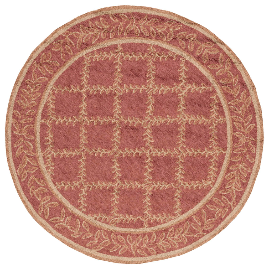 SAFAVIEH Handmade Chelsea Sunstripe Trellis French Country Wool Rug