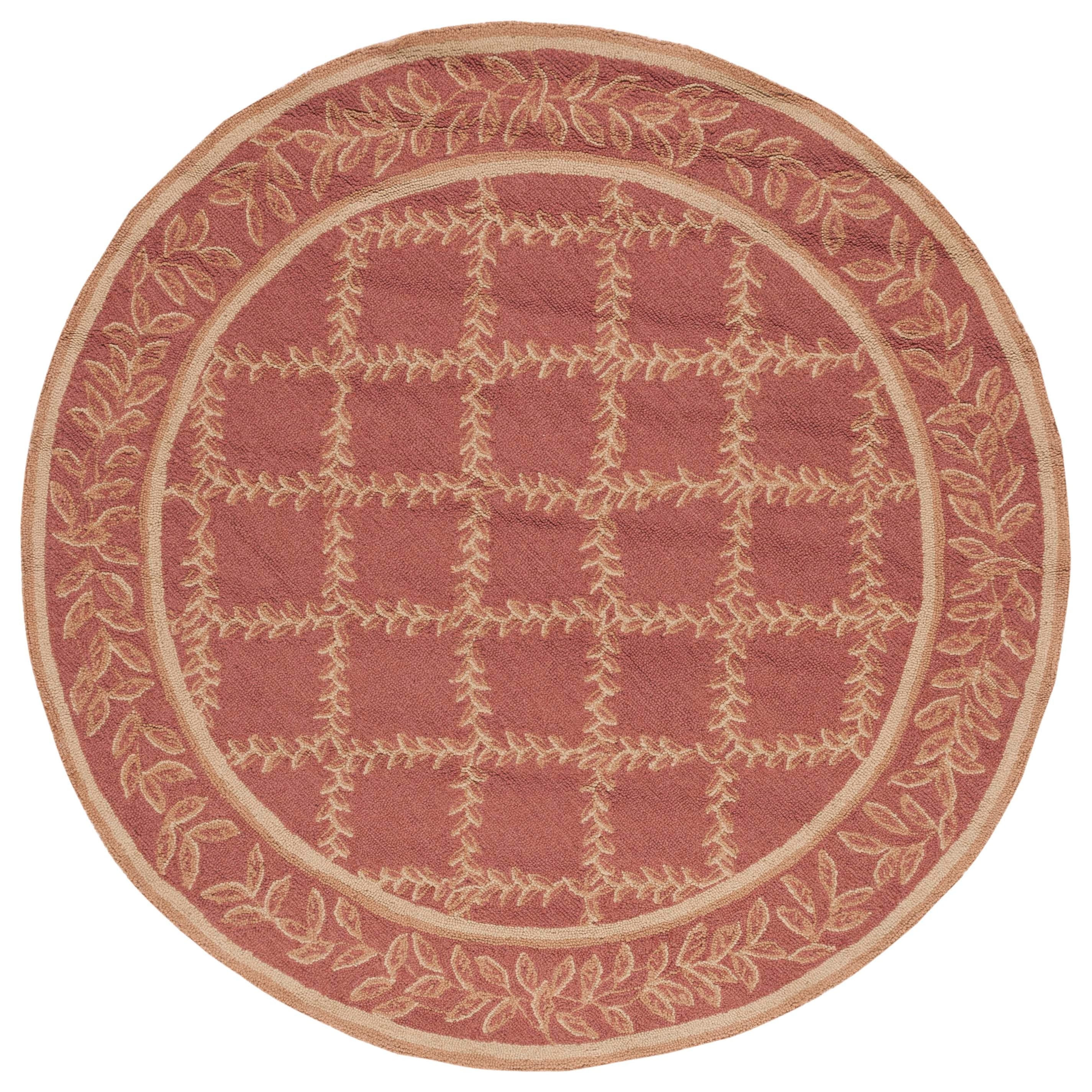 SAFAVIEH Handmade Chelsea Sunstripe Trellis French Country Wool Rug