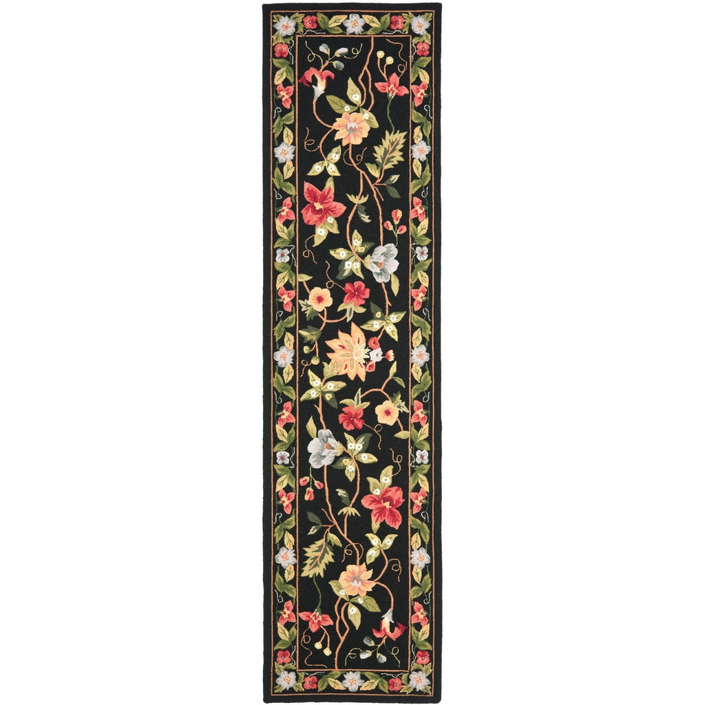 SAFAVIEH Handmade Chelsea Yauhenia French Country Floral Wool Rug