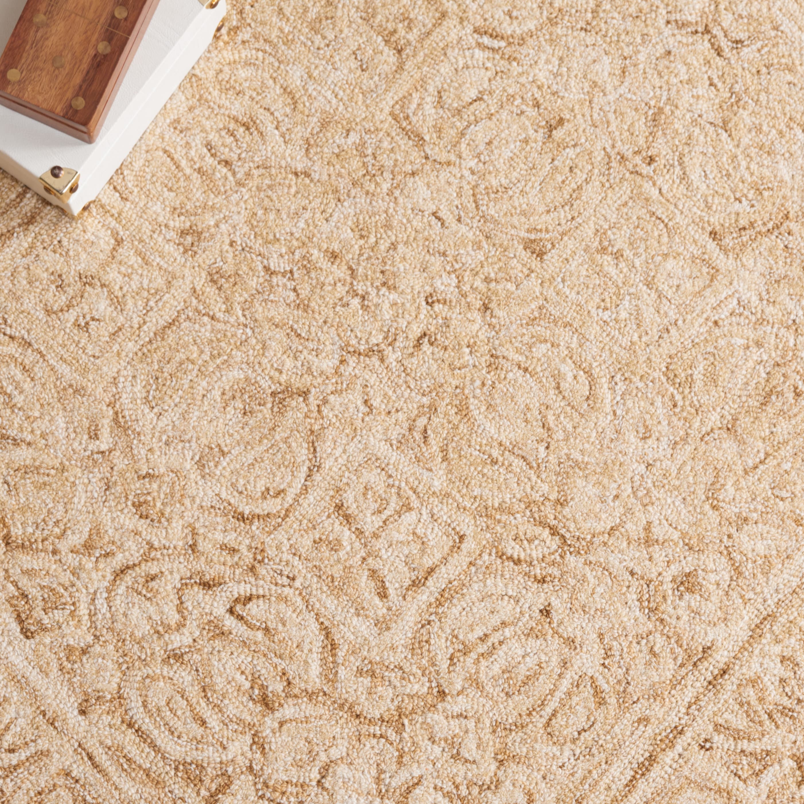 SAFAVIEH Handmade Dip Dye Ibtissam Watercolor Vintage Boho Wool