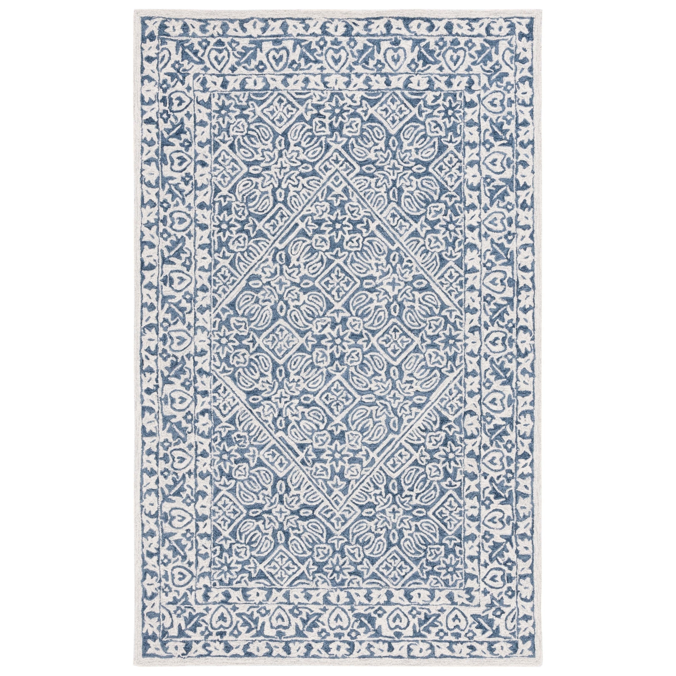 SAFAVIEH Handmade Dip Dye Ibtissam Watercolor Vintage Boho Wool