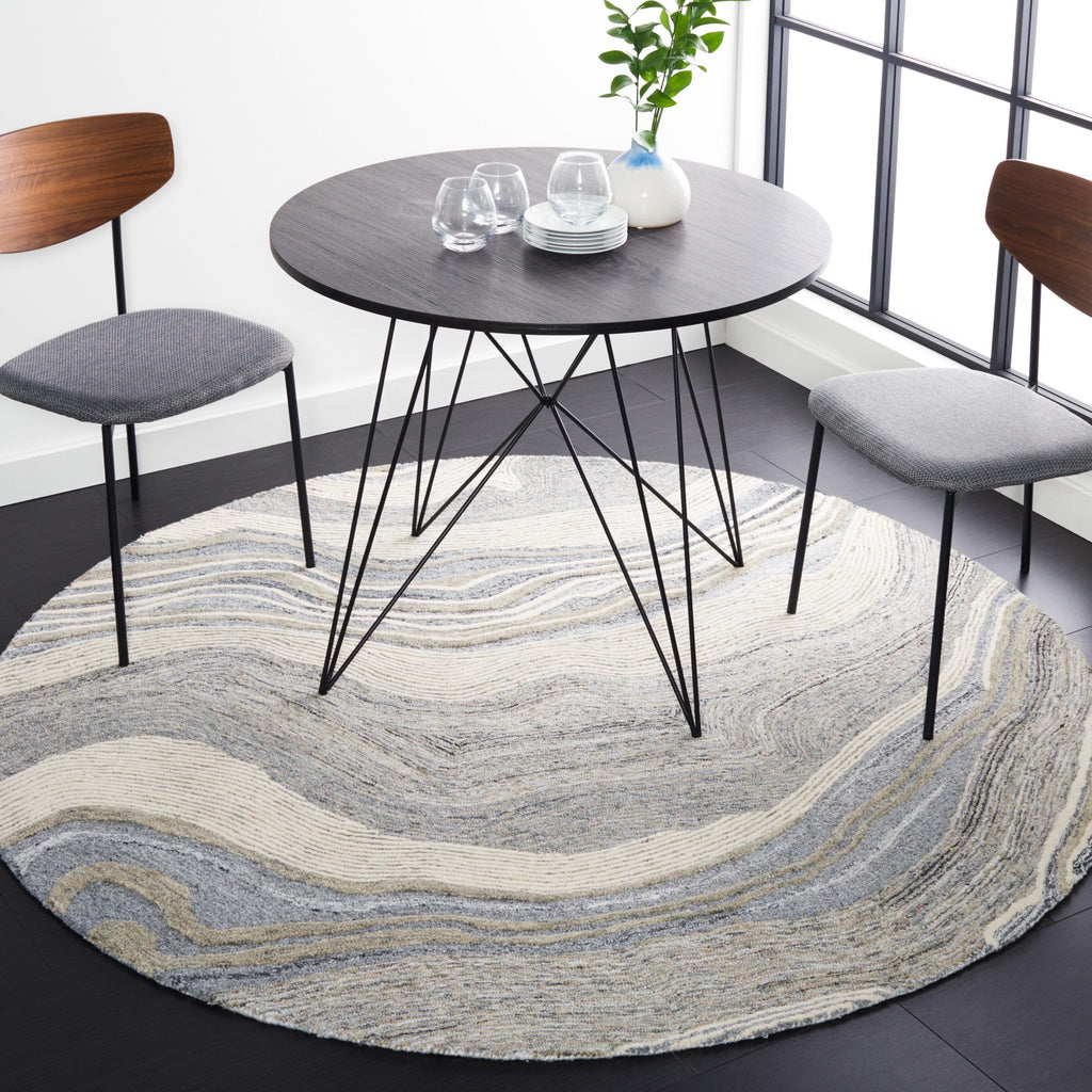 SAFAVIEH Handmade Fifth Avenue Klari Modern Abstract Wool Rug
