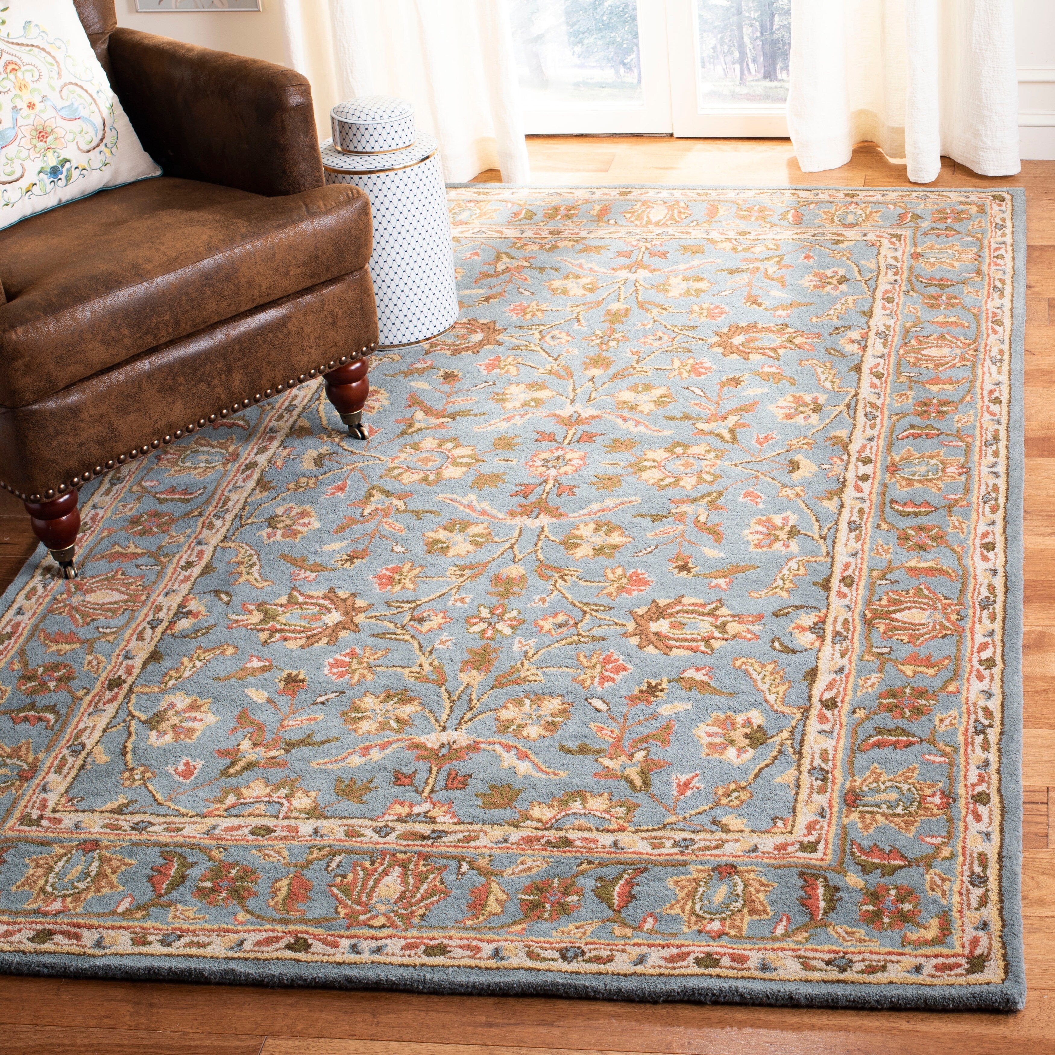 SAFAVIEH Handmade Heritage Bloomfield Traditional Oriental Wool Rug
