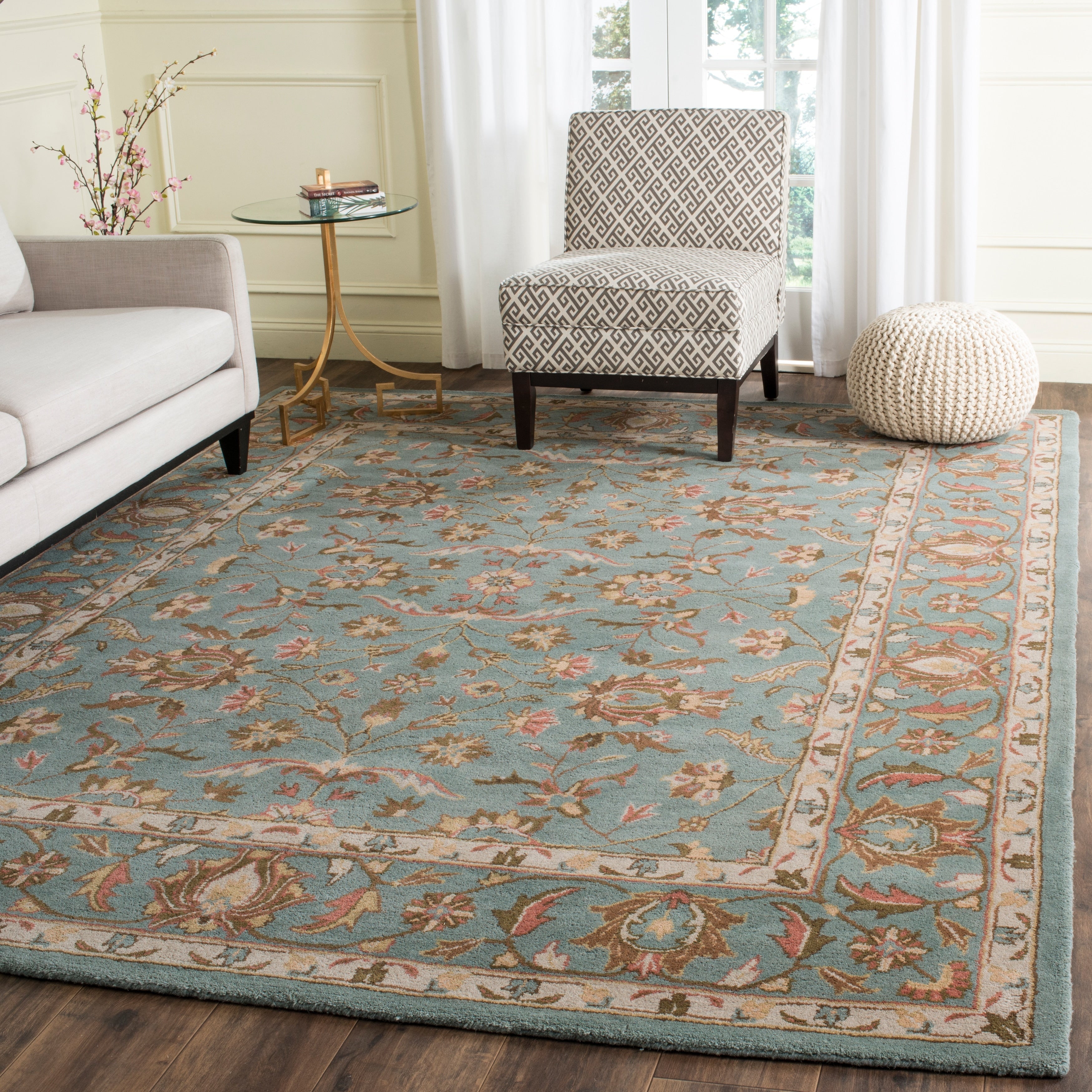 SAFAVIEH Handmade Heritage Bloomfield Traditional Oriental Wool Rug