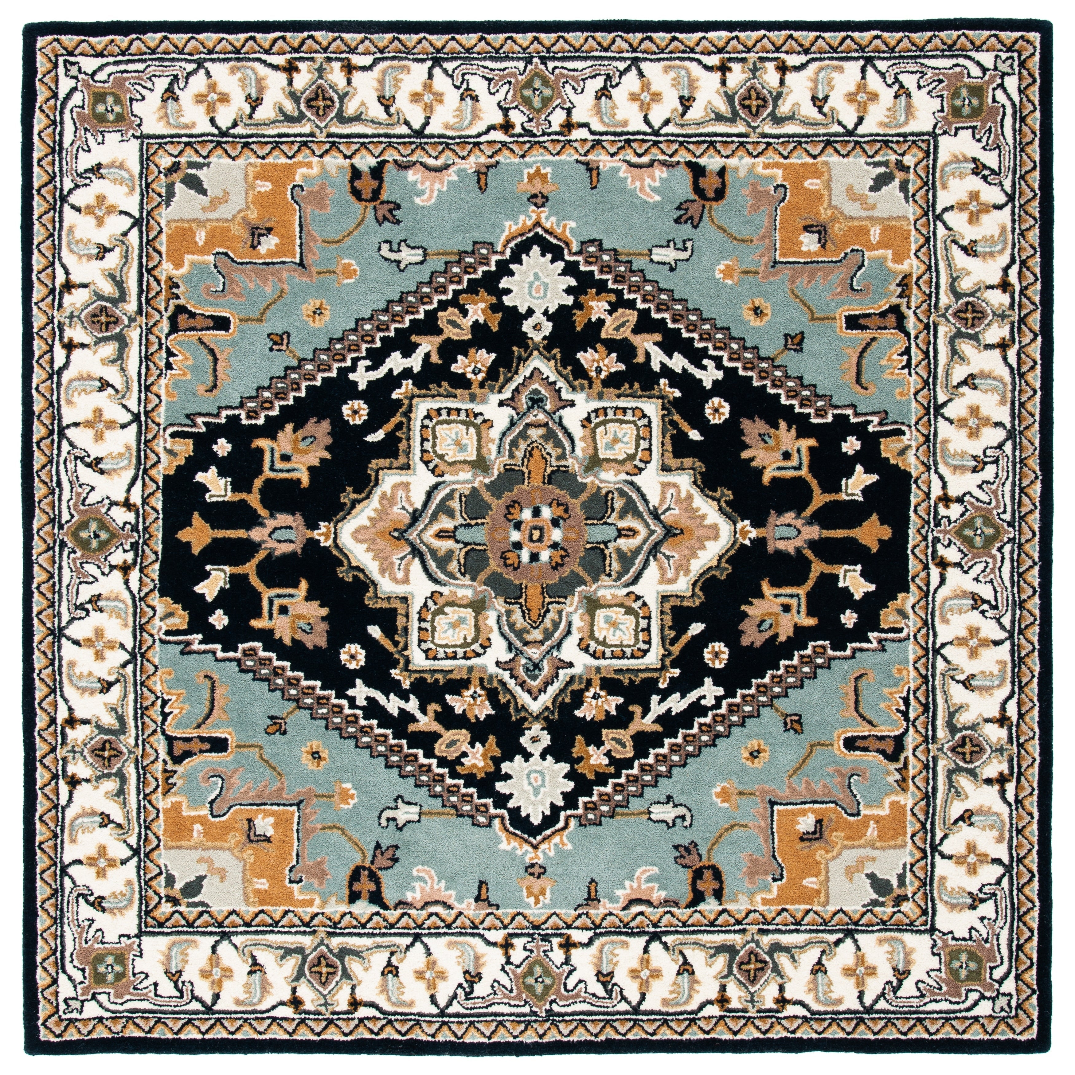 SAFAVIEH Handmade Heritage Carrol Traditional Oriental Wool Rug