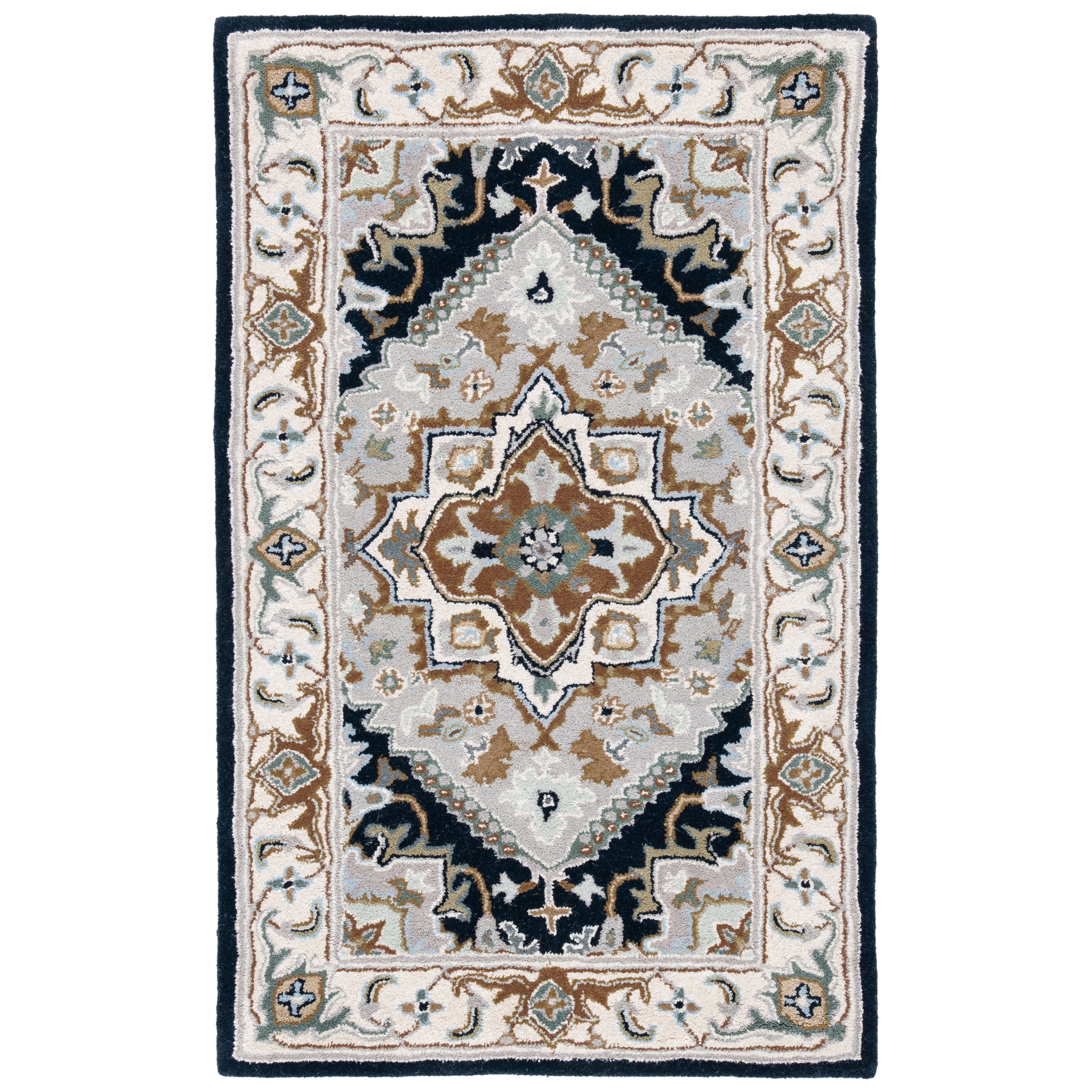 SAFAVIEH Handmade Heritage Carrol Traditional Oriental Wool Rug