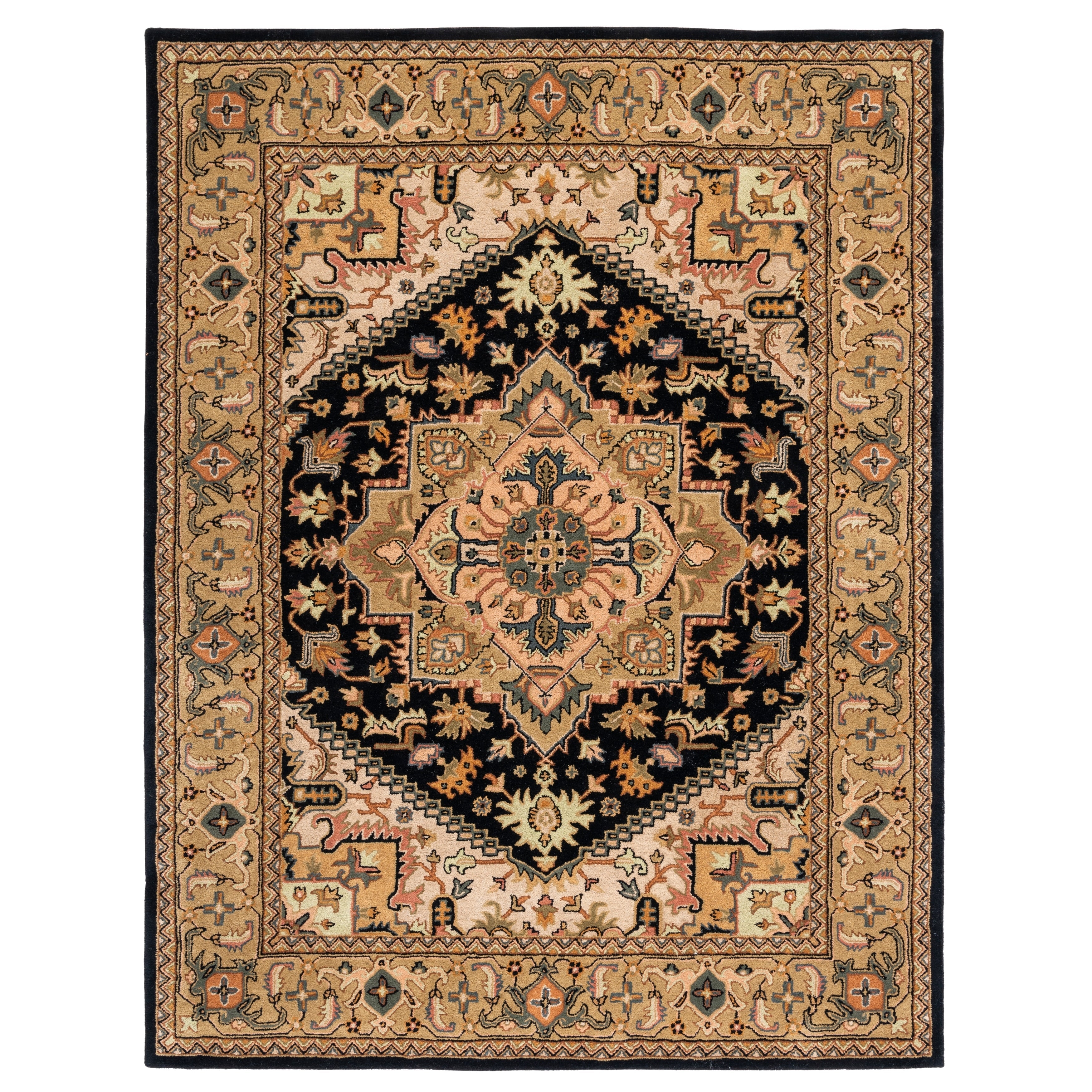 SAFAVIEH Handmade Heritage Carrol Traditional Oriental Wool Rug