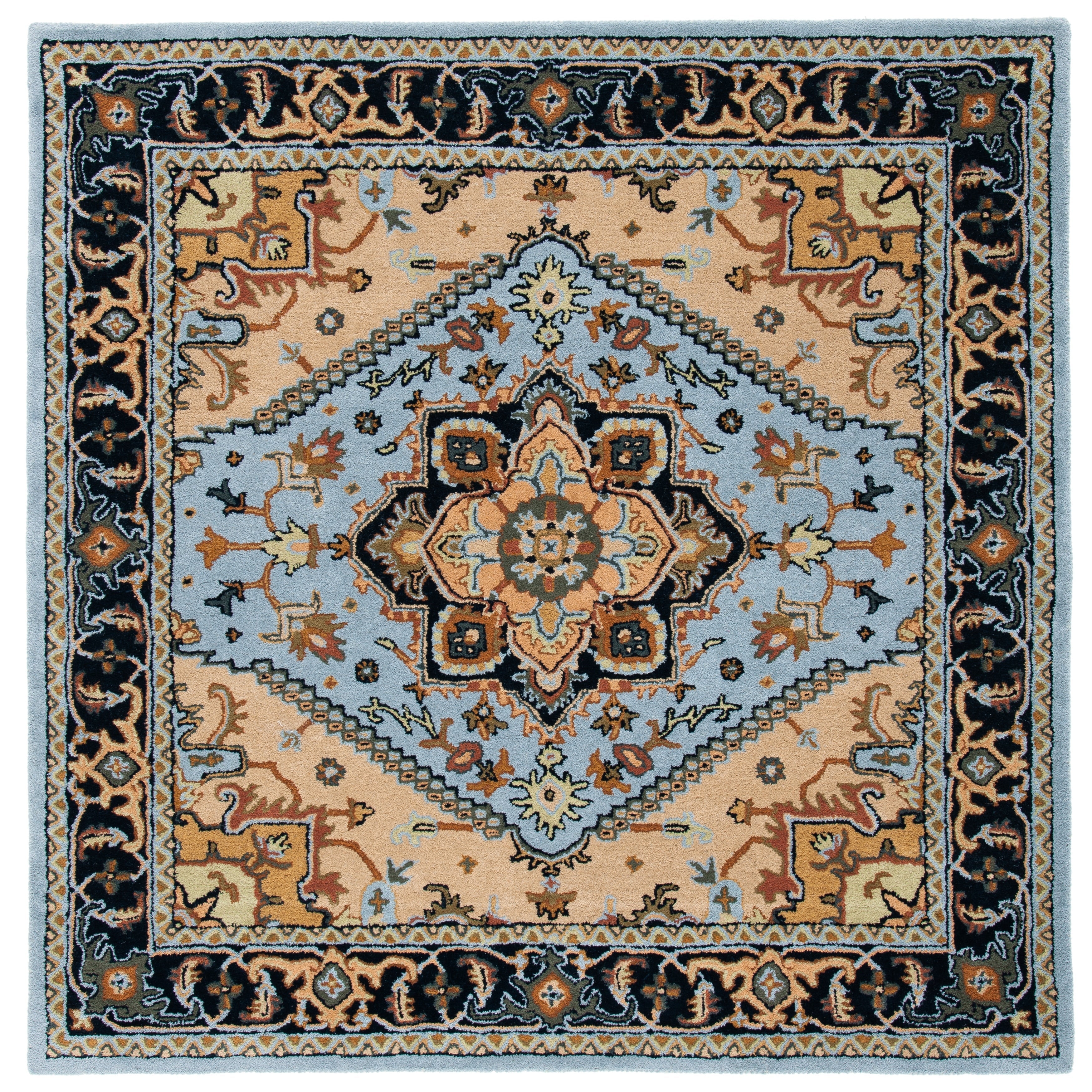 SAFAVIEH Handmade Heritage Carrol Traditional Oriental Wool Rug