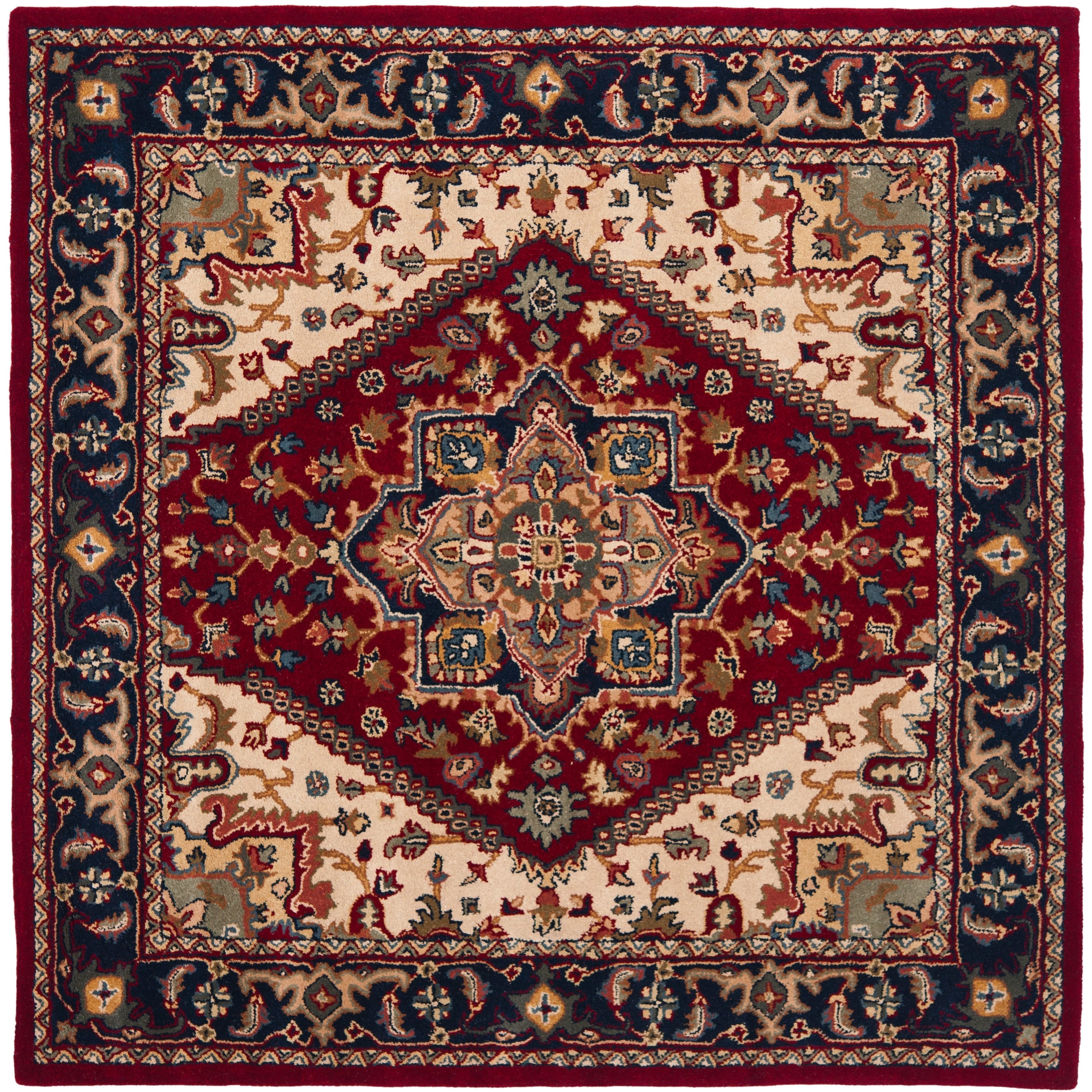 SAFAVIEH Handmade Heritage Carrol Traditional Oriental Wool Rug