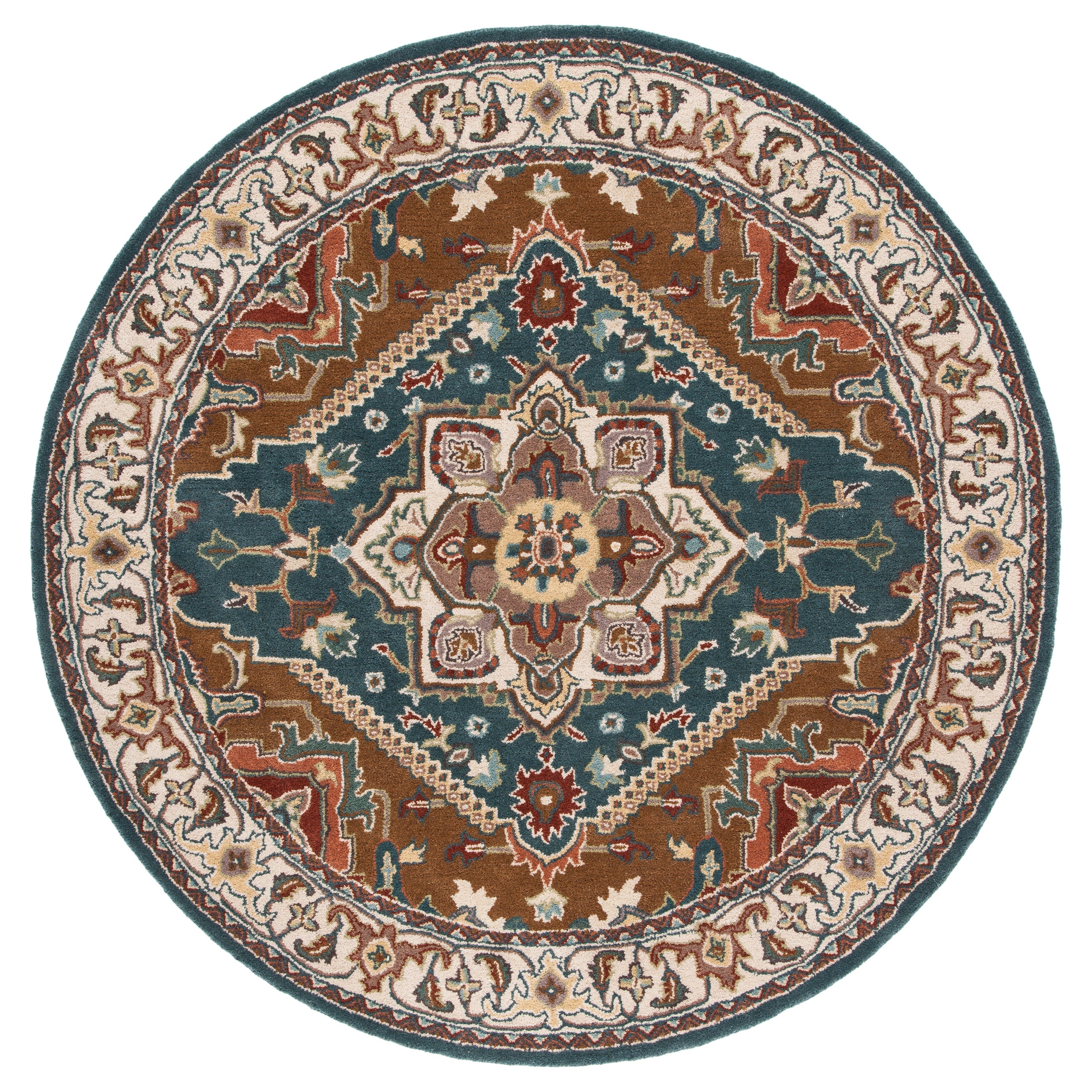 SAFAVIEH Handmade Heritage Carrol Traditional Oriental Wool Rug