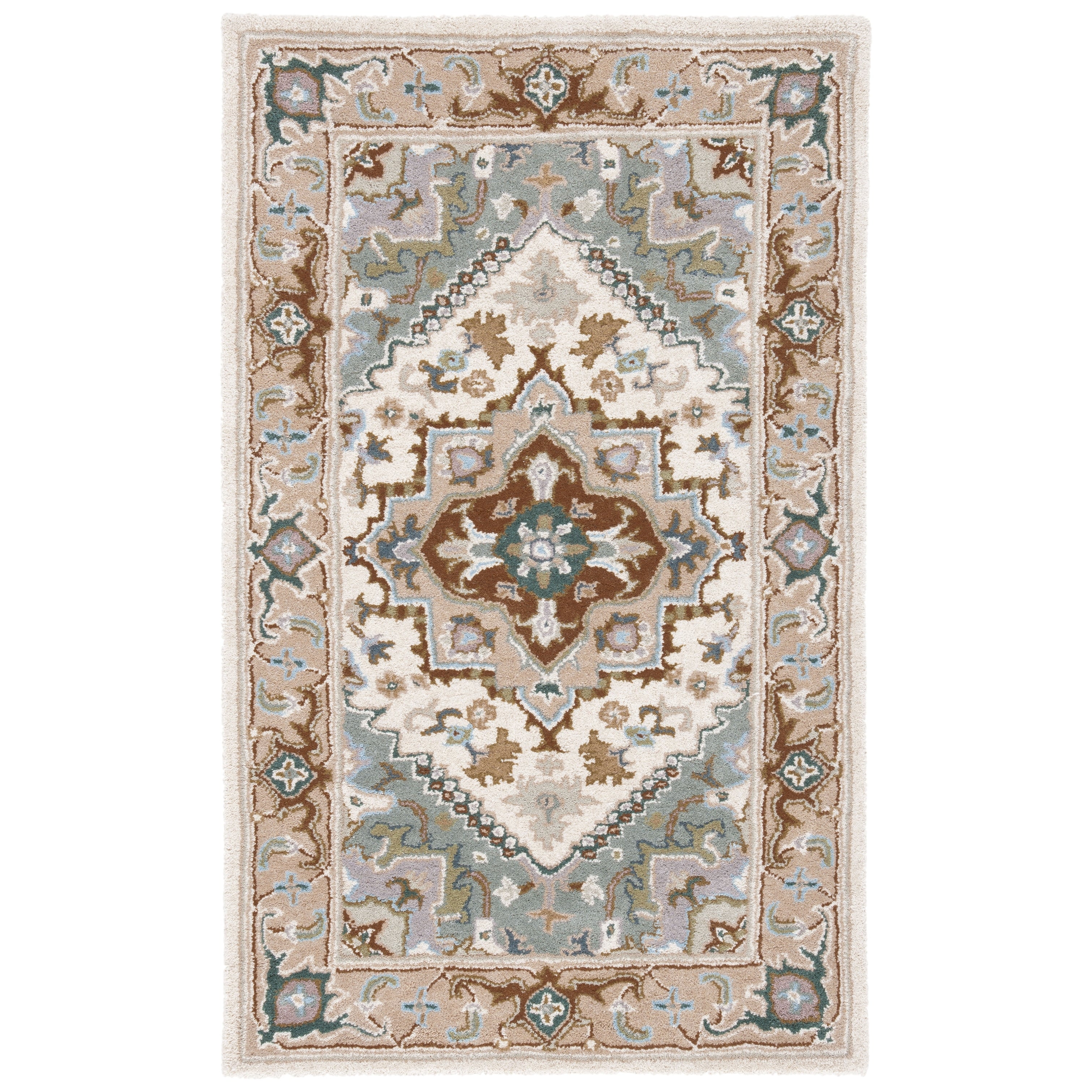 SAFAVIEH Handmade Heritage Carrol Traditional Oriental Wool Rug