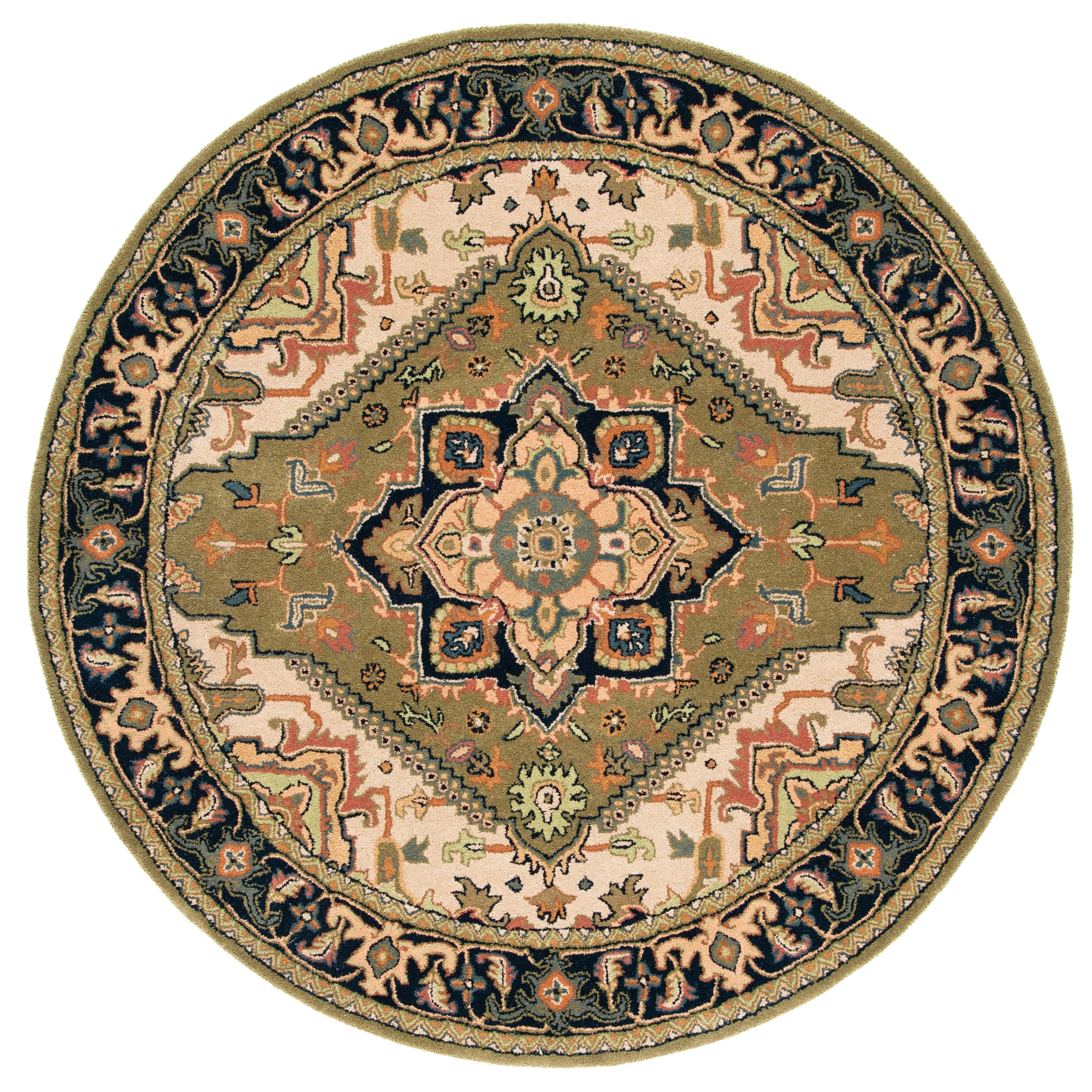 SAFAVIEH Handmade Heritage Carrol Traditional Oriental Wool Rug