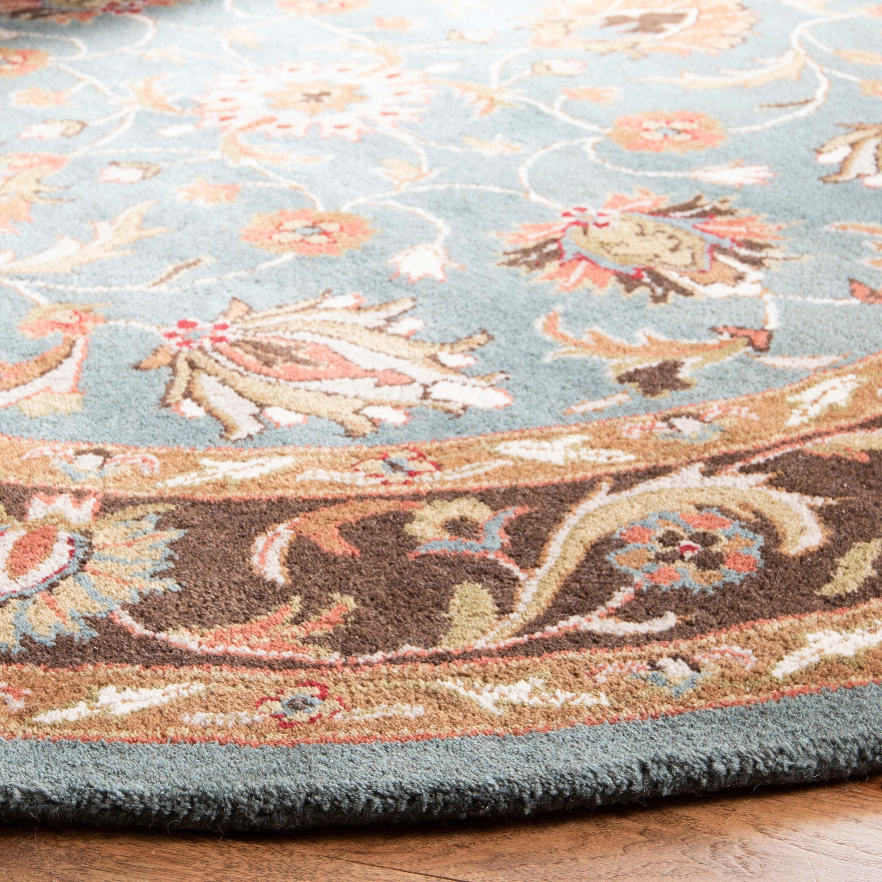 SAFAVIEH Handmade Heritage Full Bloom Traditional Oriental Wool Rug