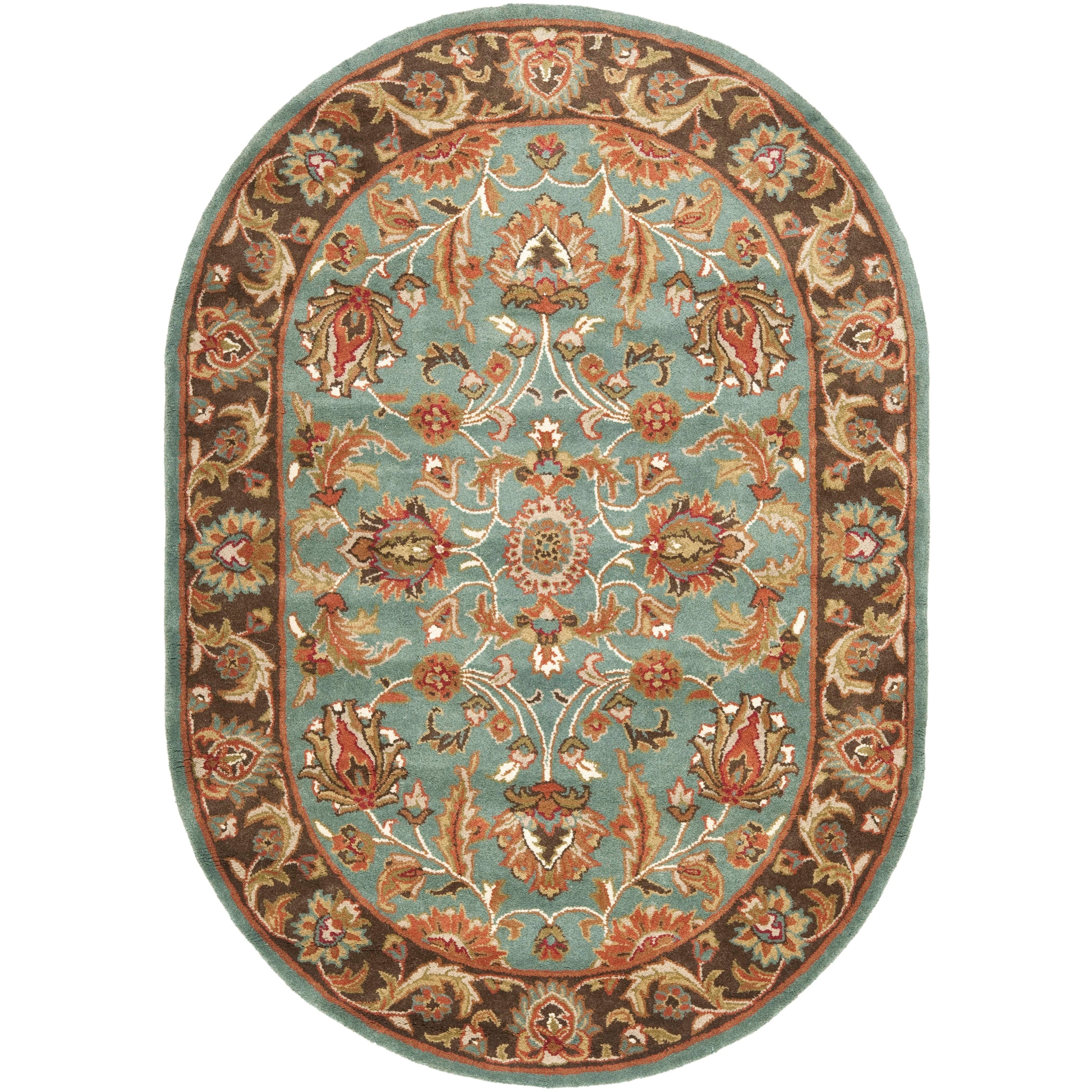 SAFAVIEH Handmade Heritage Full Bloom Traditional Oriental Wool Rug