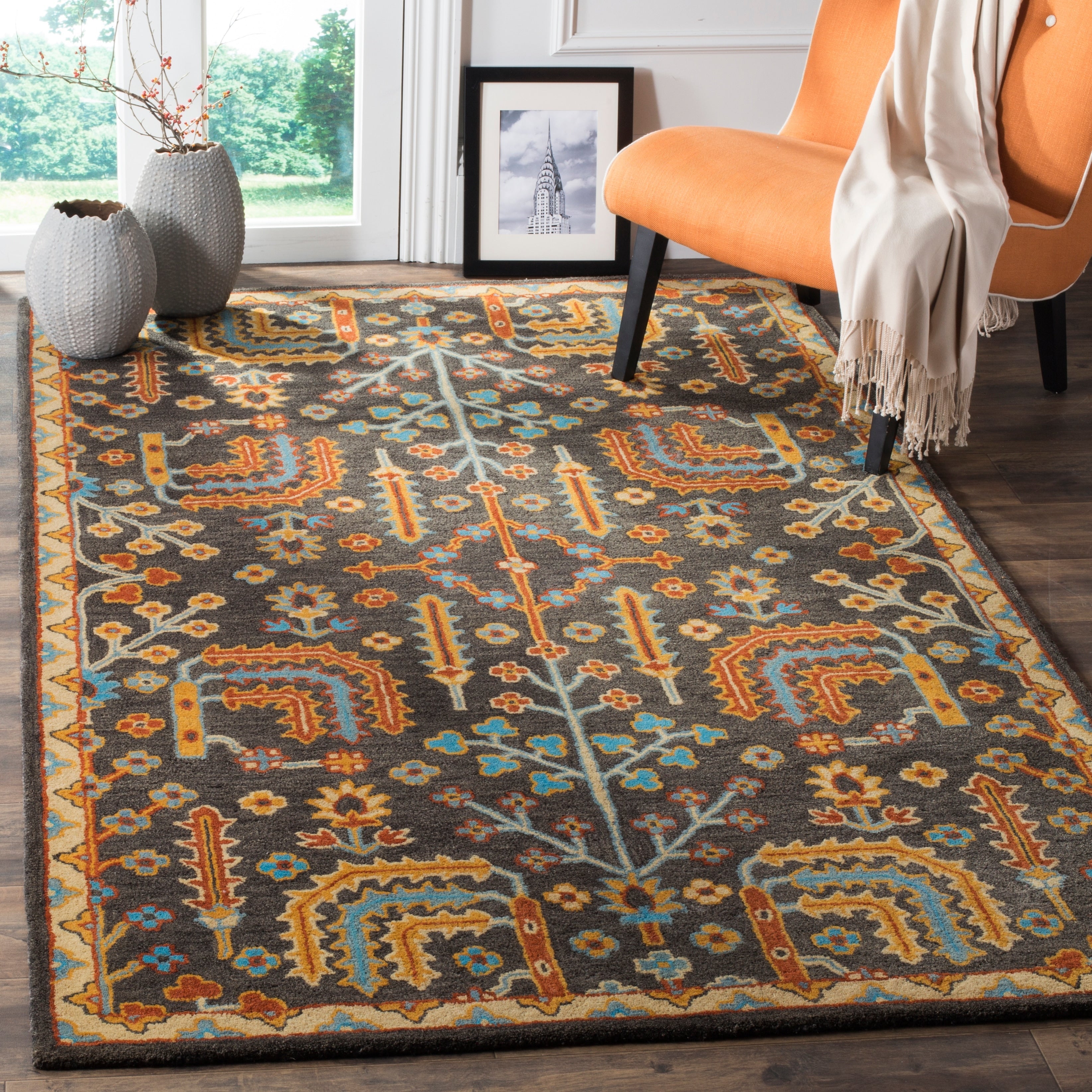 SAFAVIEH Handmade Heritage Journey Traditional Oriental Wool Rug