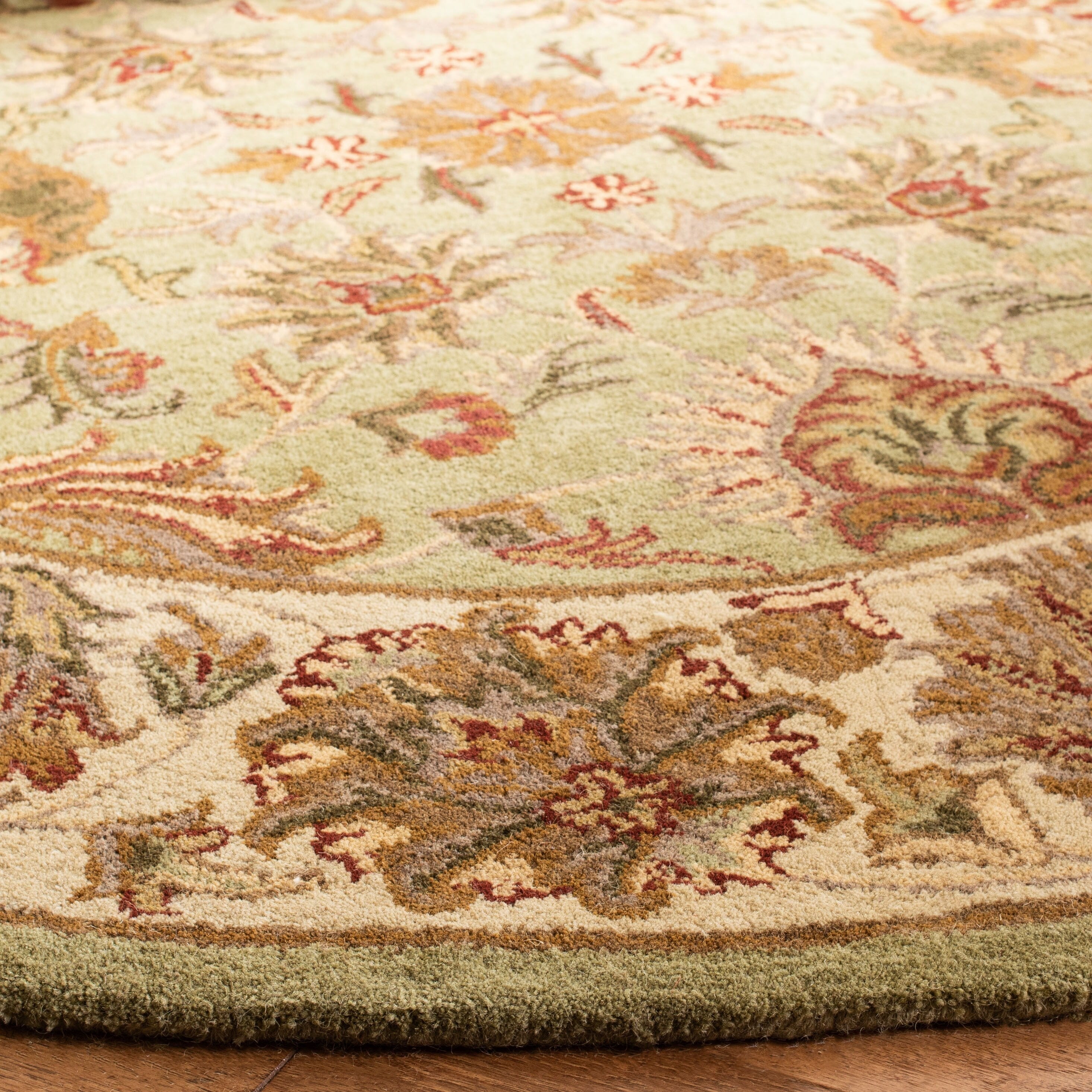 SAFAVIEH Handmade Heritage Kimono Traditional Oriental Wool Rug