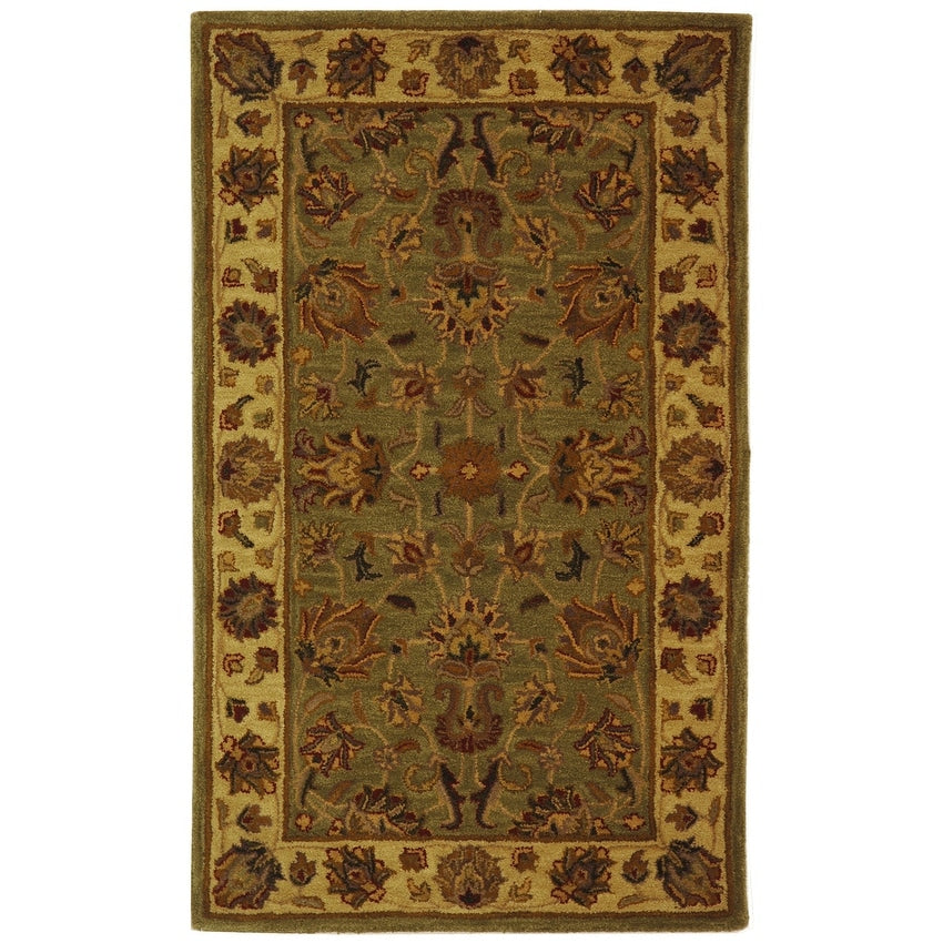 SAFAVIEH Handmade Heritage Kimono Traditional Oriental Wool Rug